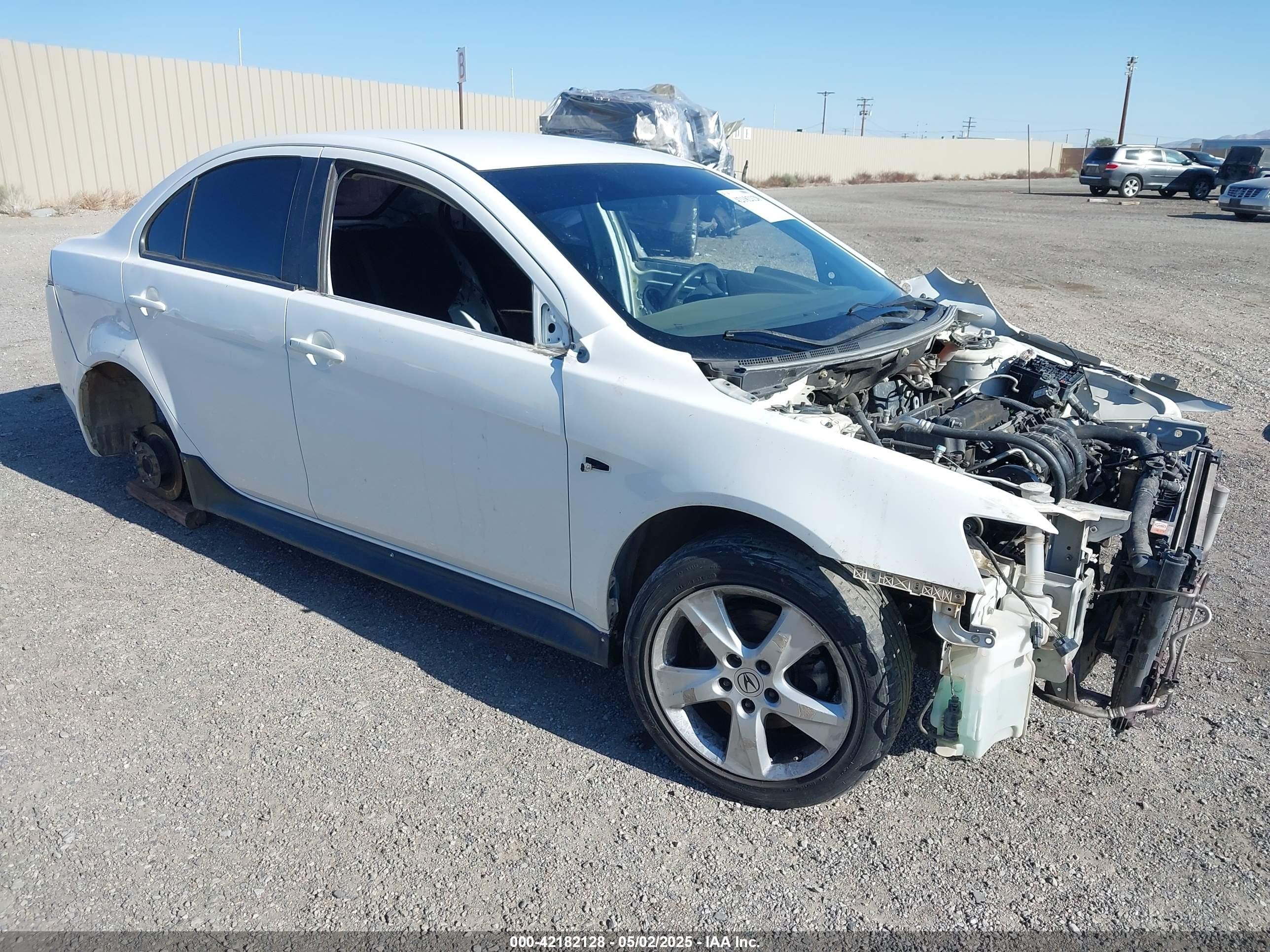 2013 Mitsubishi Lancer GT, VIN JA32U8FW6DU018765 — Stripped