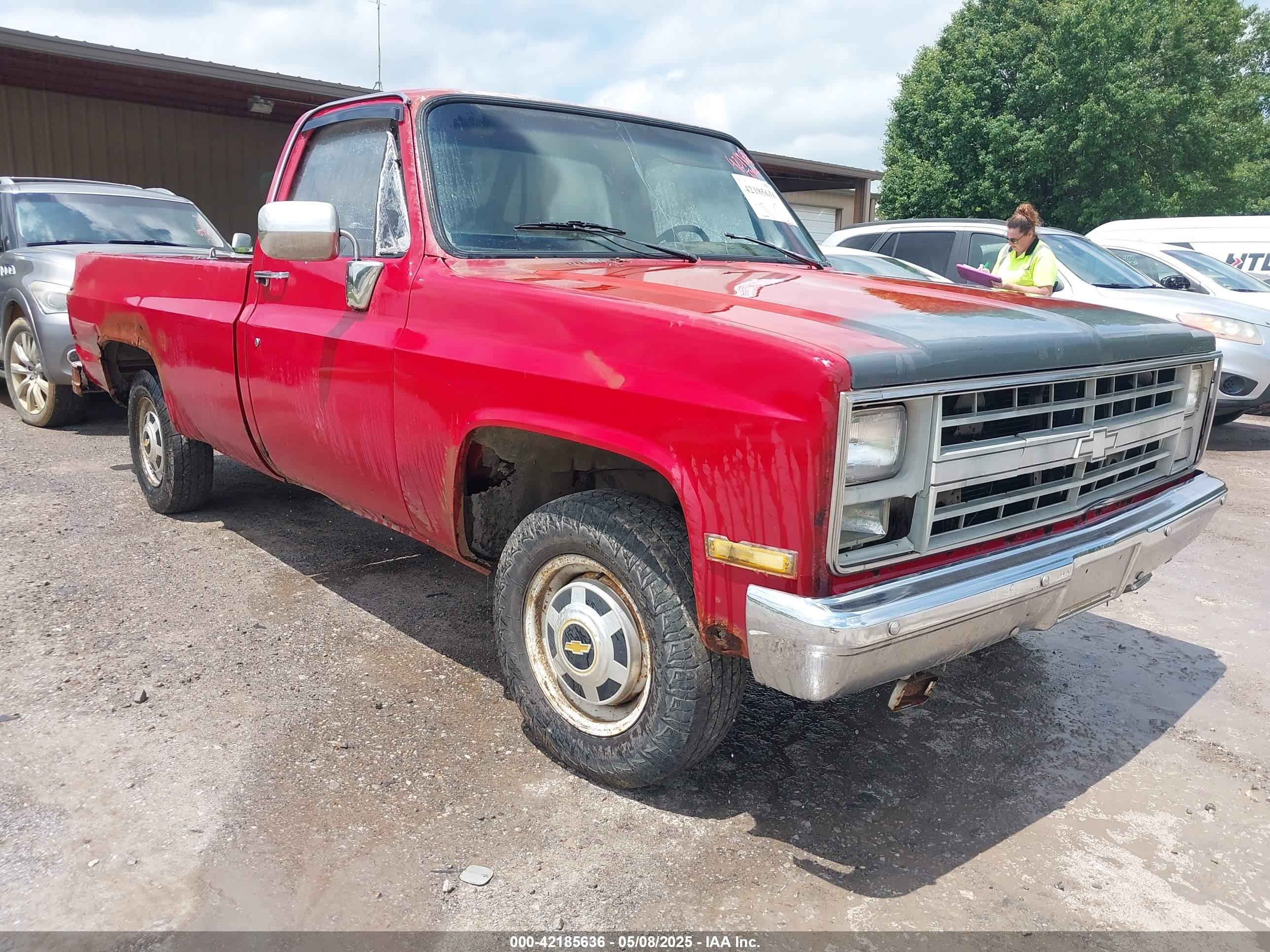 1987 Chevrolet Silverado 2500, VIN 1GCER24H6HF404419 — Обычный износ