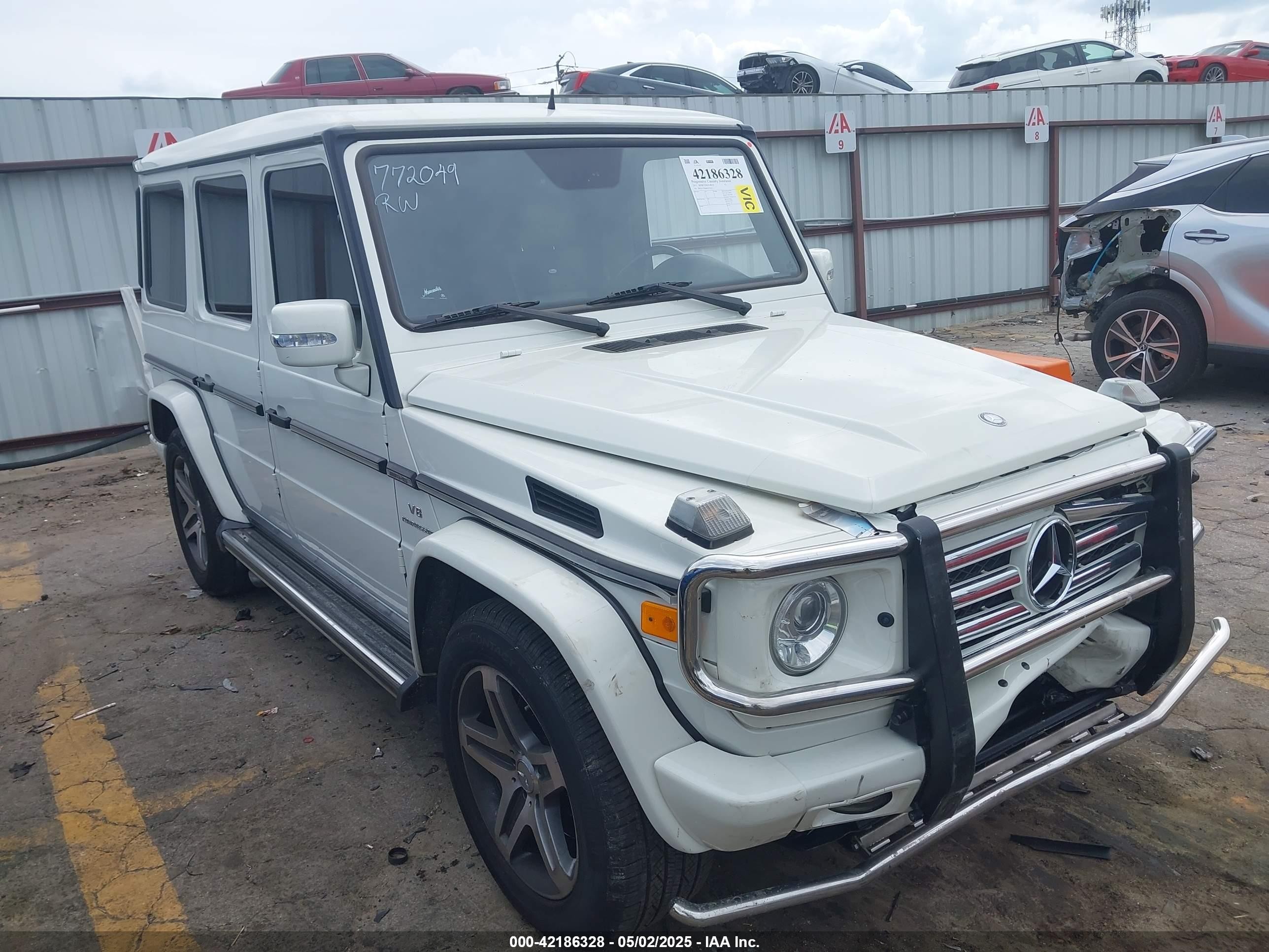 2011 Mercedes-Benz G, VIN WDCYC7BF8BX191451 — Front end