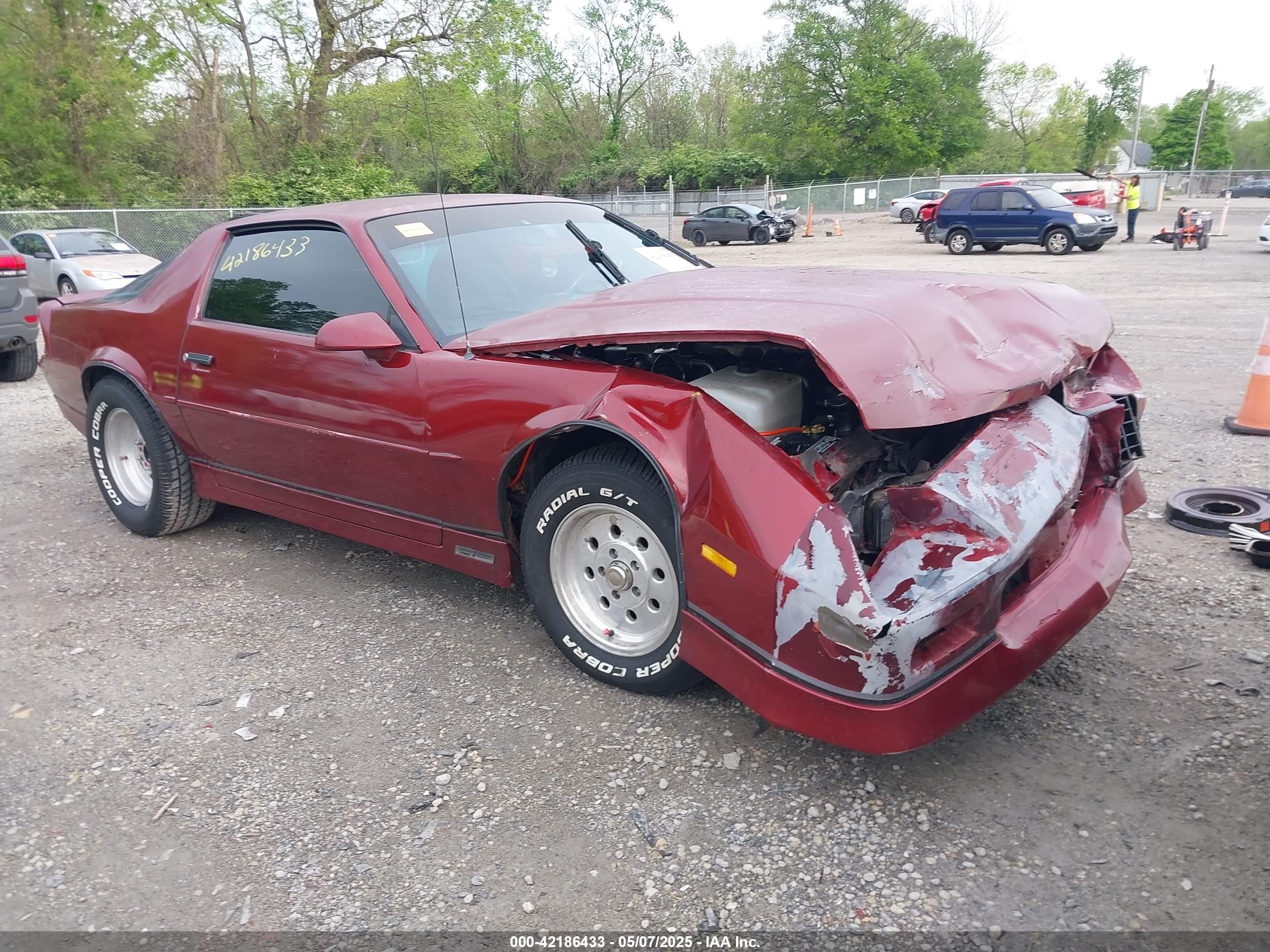 1990 Chevrolet Camaro RS, VIN 1G1FP23E7LL114954 — Front end