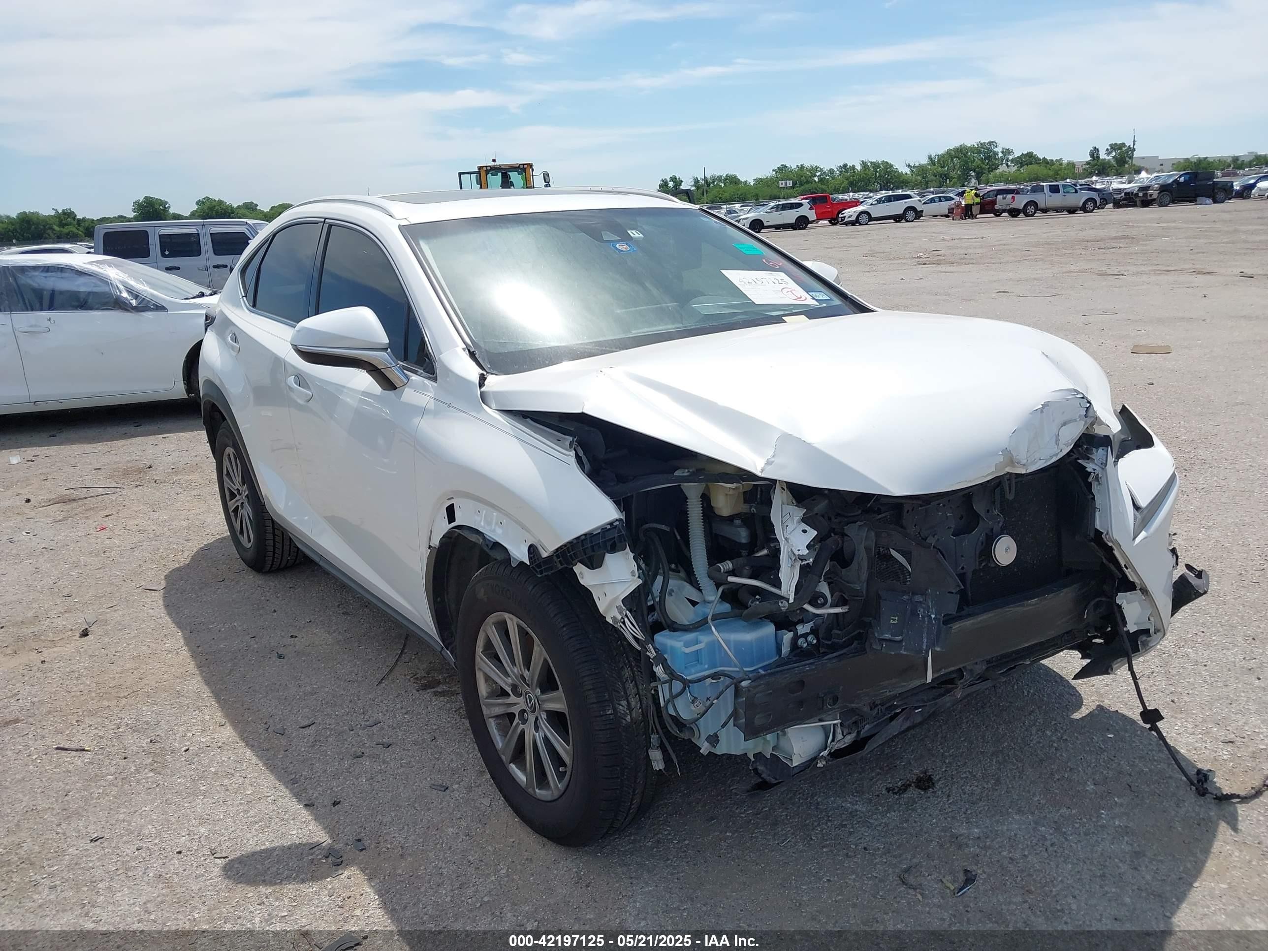 2018 Lexus NX 300, VIN JTJYARBZ2J2111345 — Front end