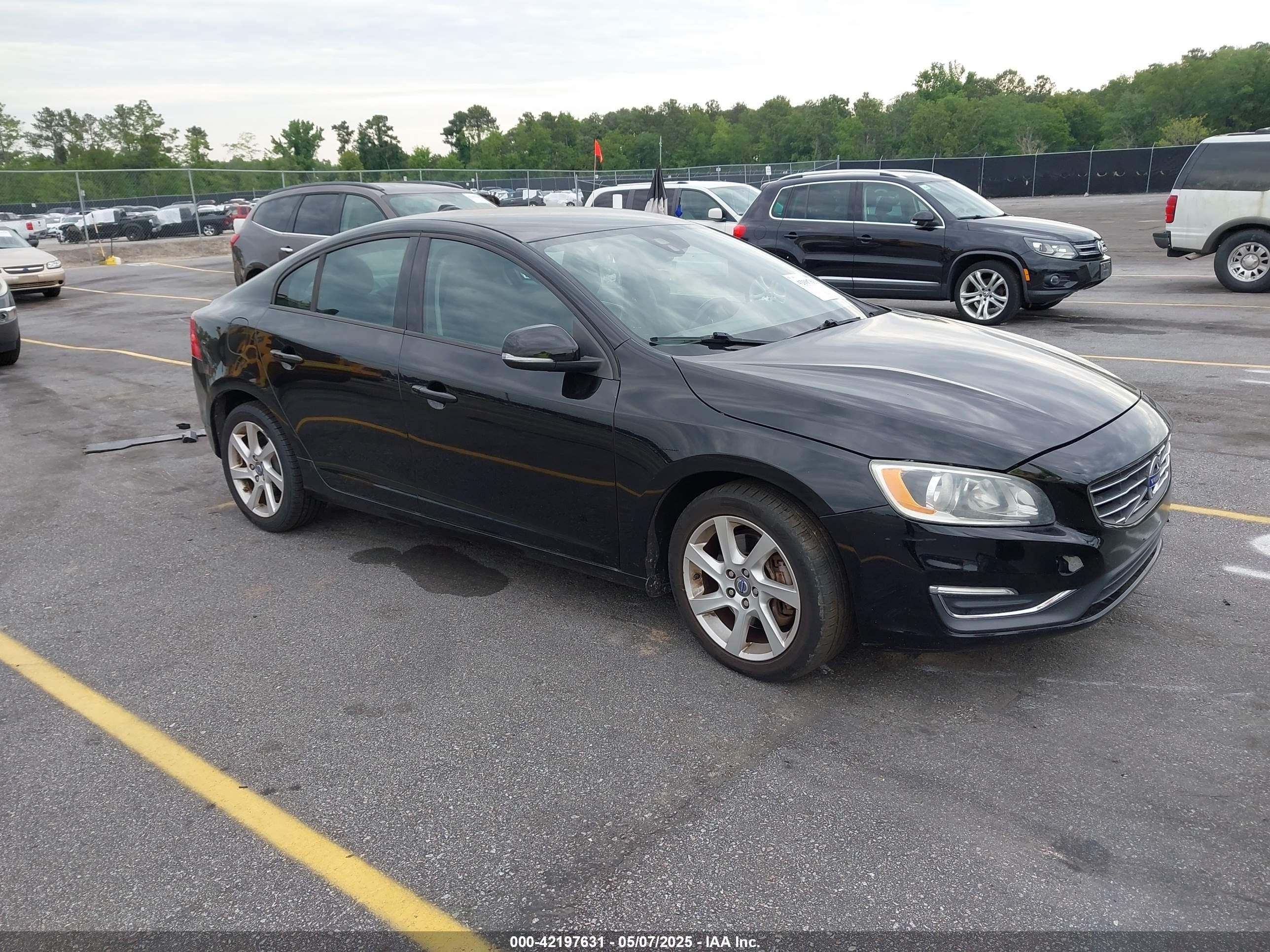 2015 Volvo S60 T5, VIN YV1612TJ9F1343037 — Repossession