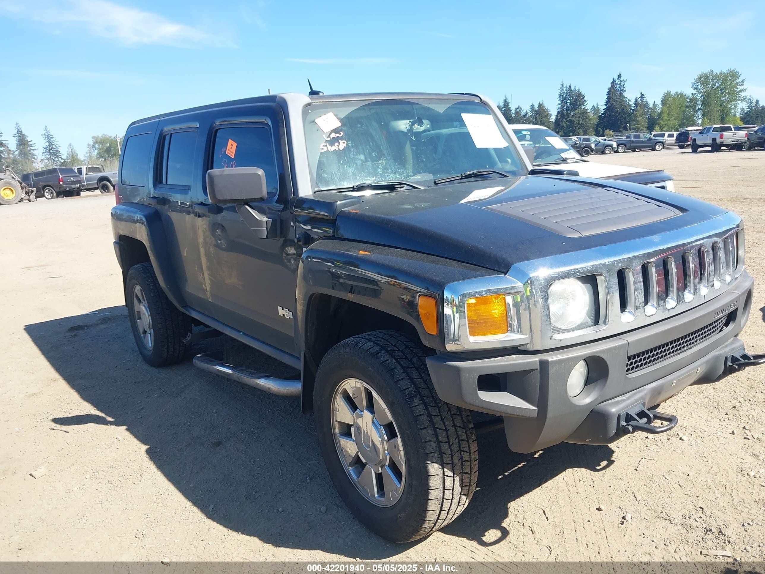 2007 Hummer H3 SUV, VIN 5GTDN13E378169059 — Biohazard / chemical