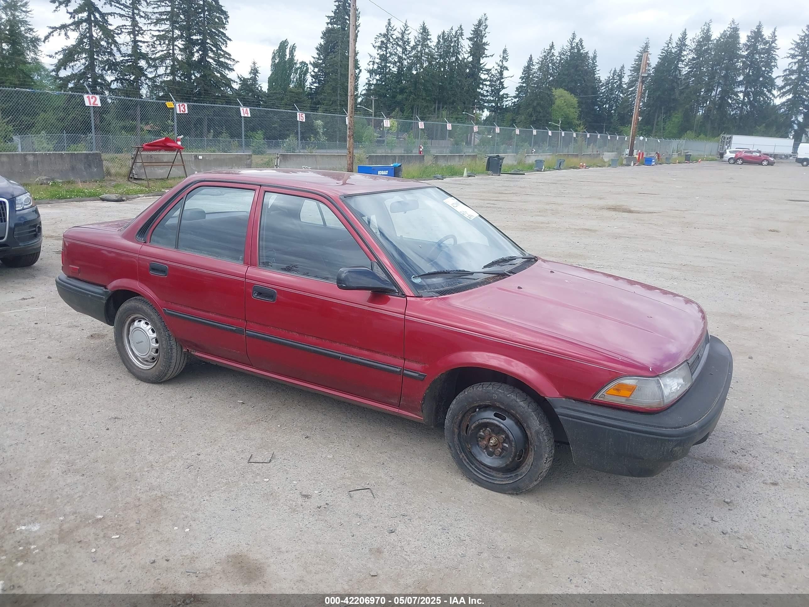 1990 Toyota Corolla, VIN JT2AE94E4L3336732 — Rear end
