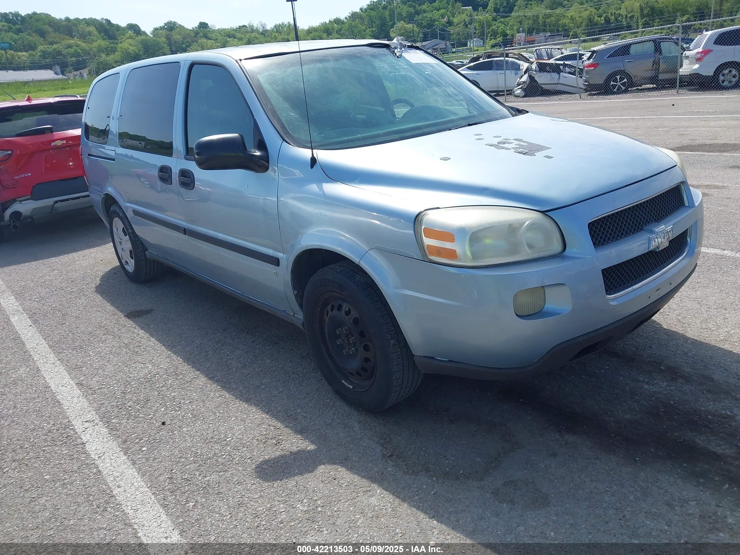 2007 Chevrolet Uplander LS Fleet, VIN 1GNDV23W57D201580 — Hail
