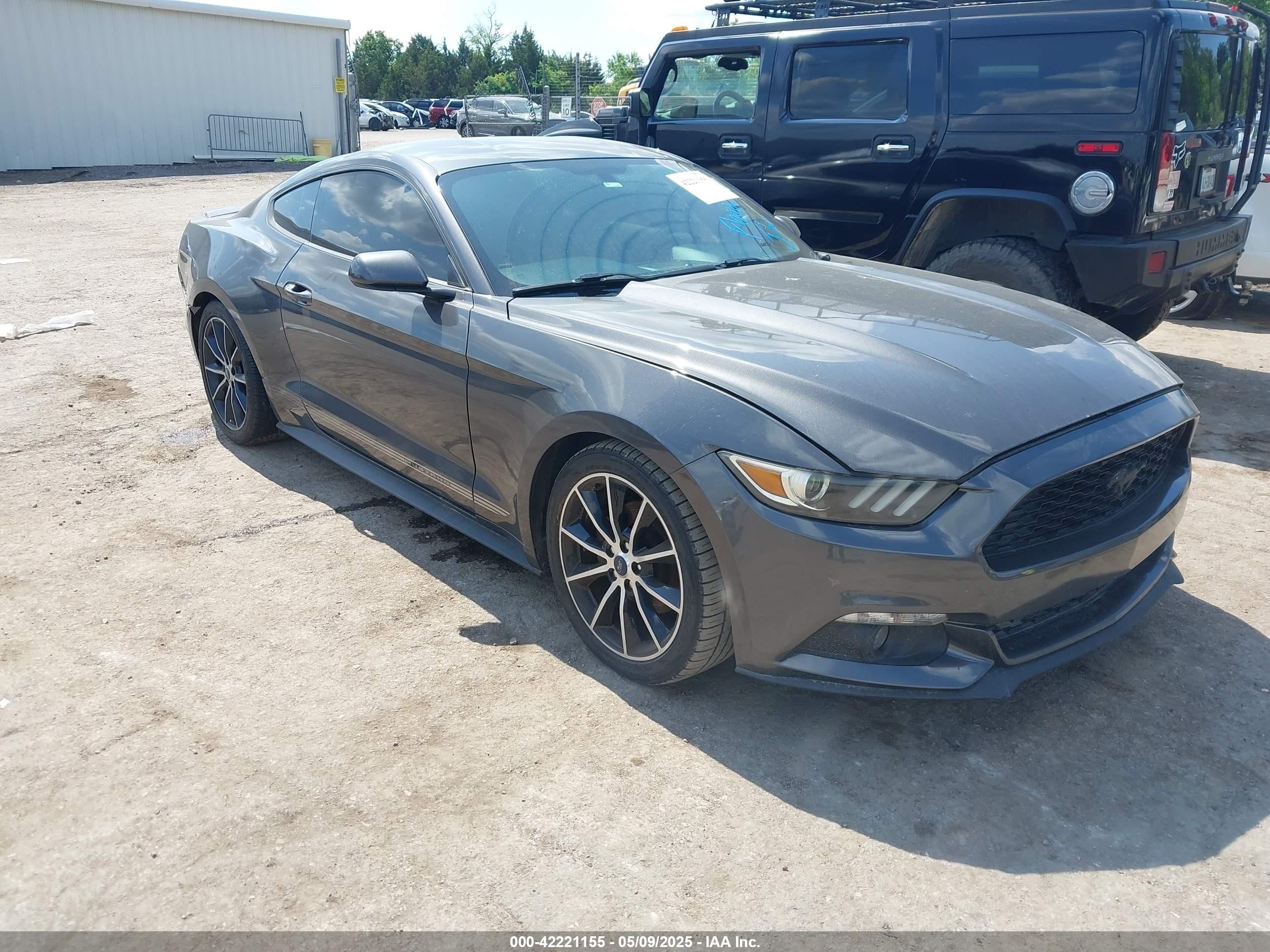 2016 Ford Mustang EcoBoost, VIN 1FA6P8TH1G5215489 — Water / flood
