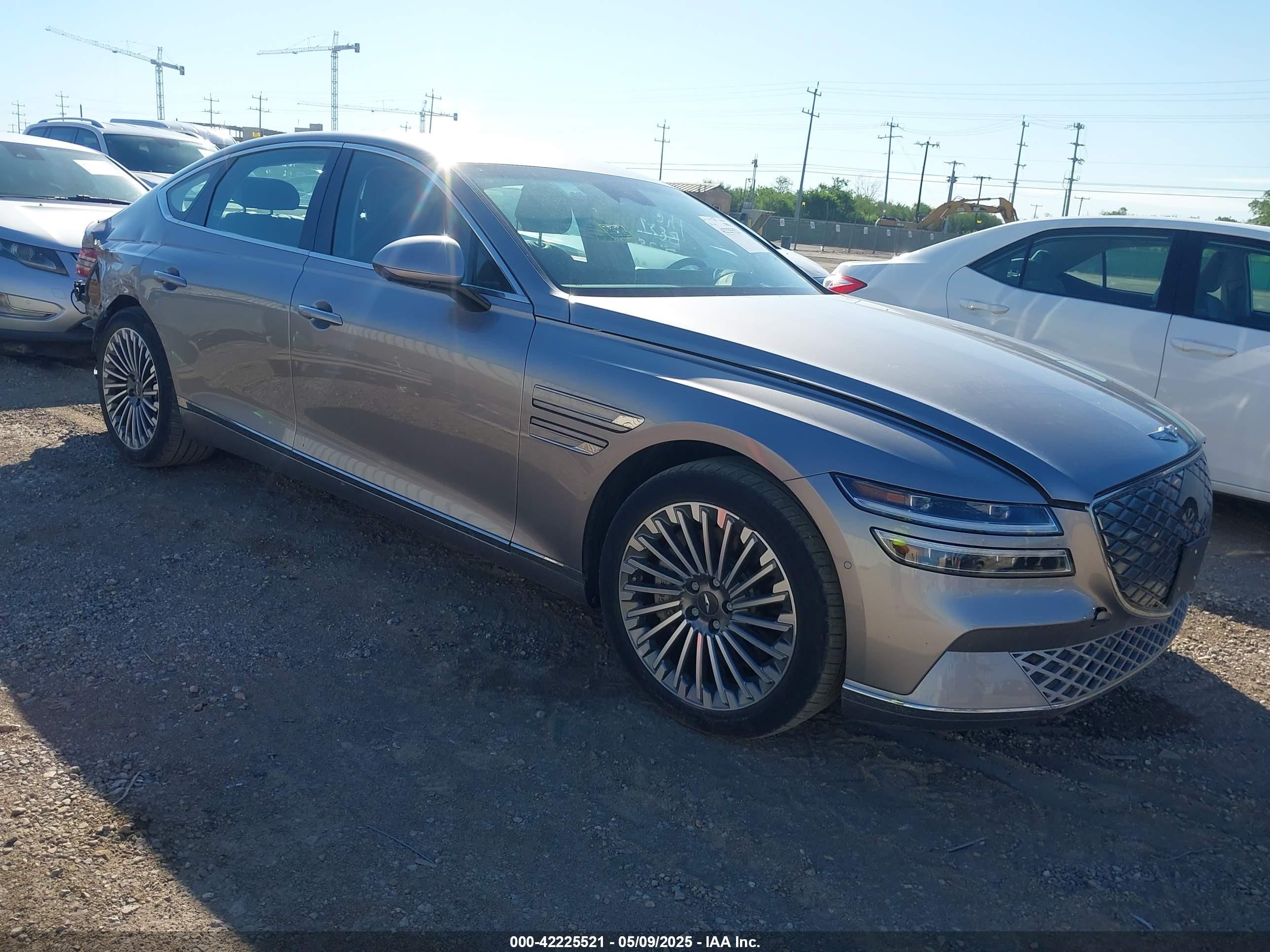 2023 Genesis G80, VIN KMTGE4S14PU006305 — Rear end