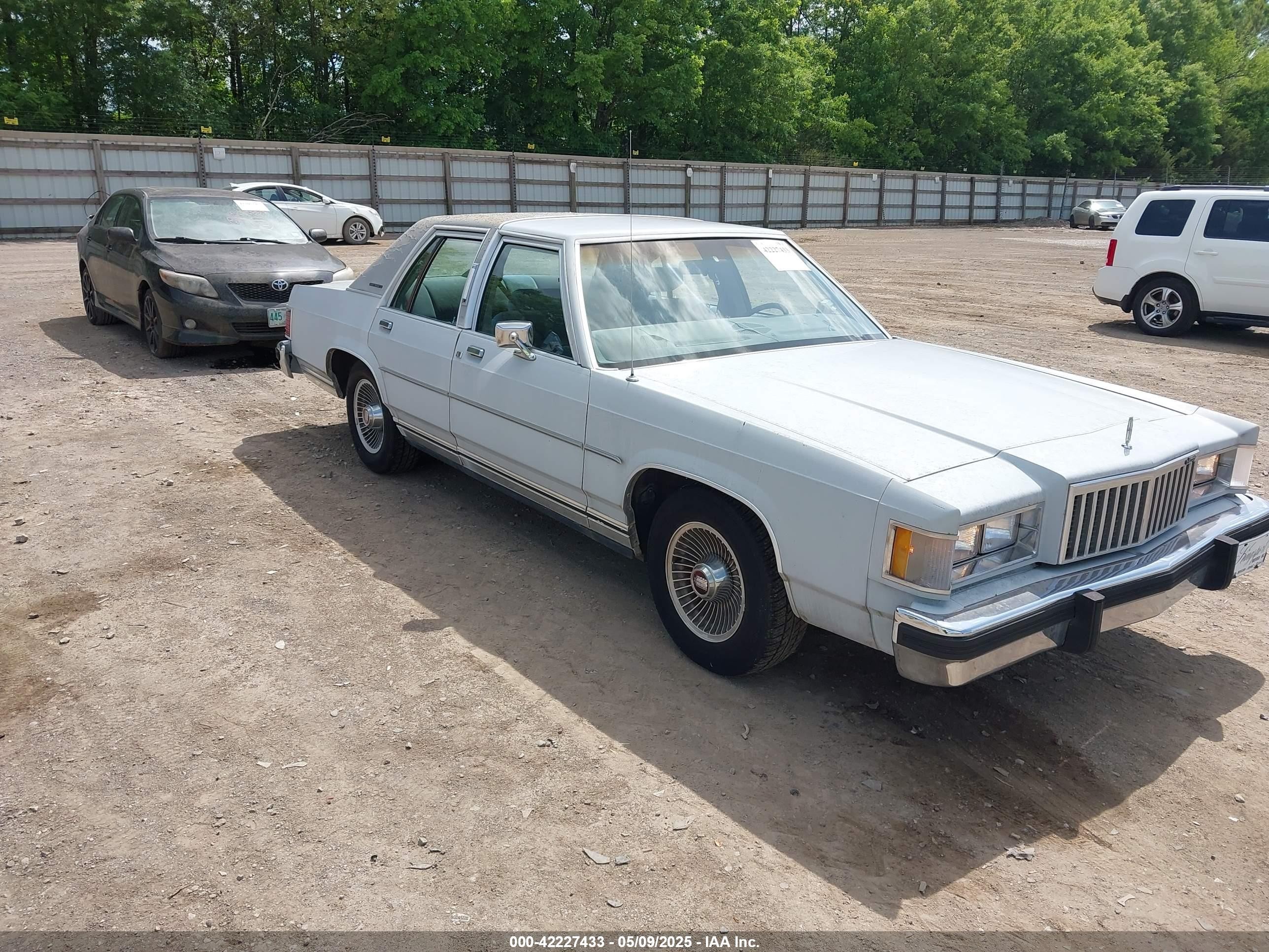 1986 Mercury Grand Marquis, VIN 2MEBP95F2GX642882 — Зад