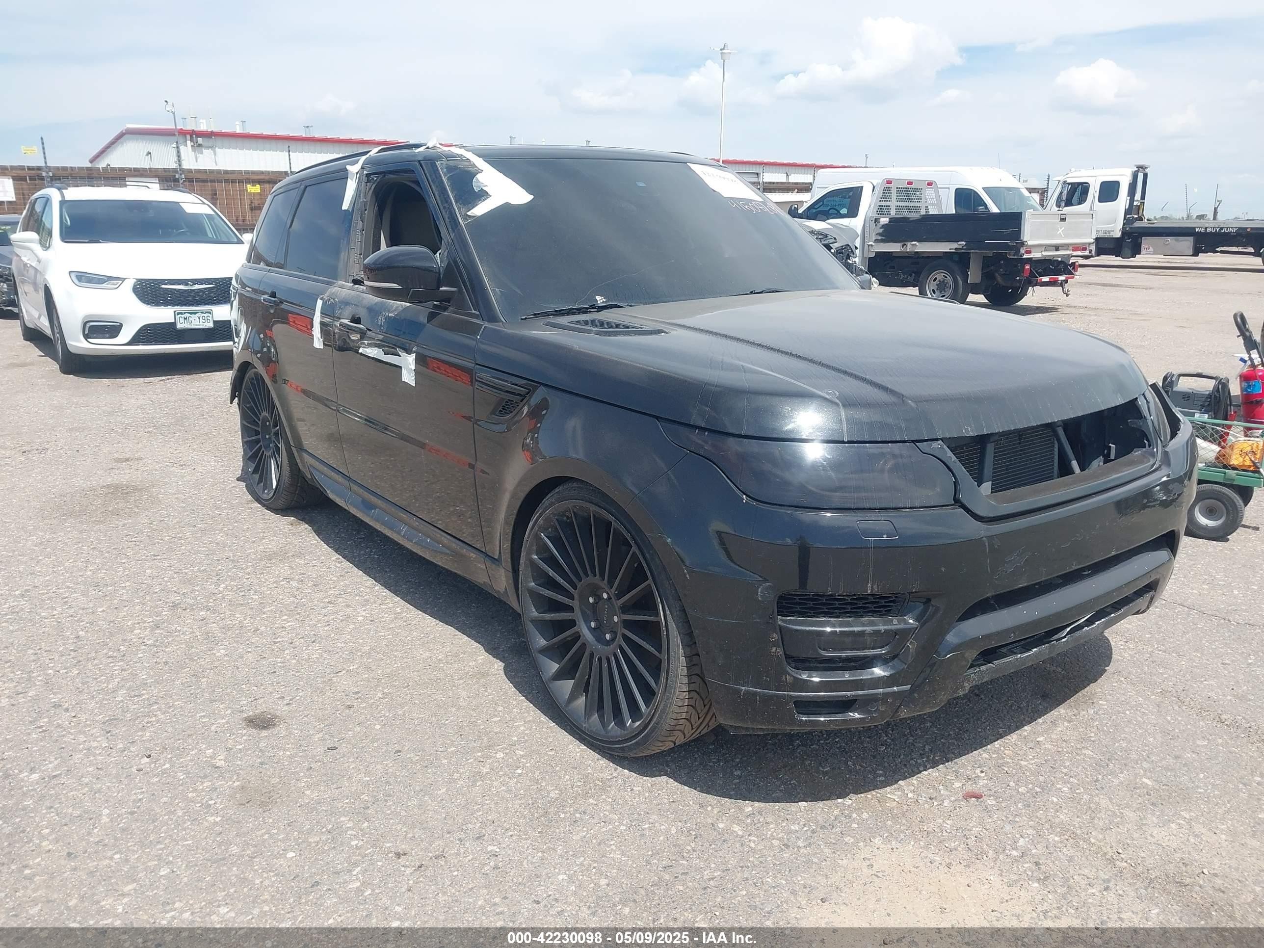 2014 Land Rover Range Rover Sport HSE, VIN SALWR2WFXEA350883 — Interior fire