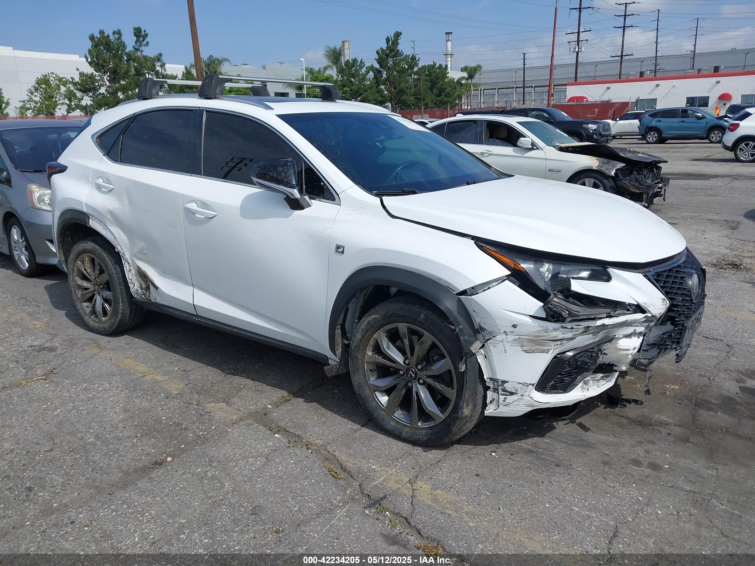 2018 Lexus NX 300, VIN JTJYARBZ9J2085200 — Front end