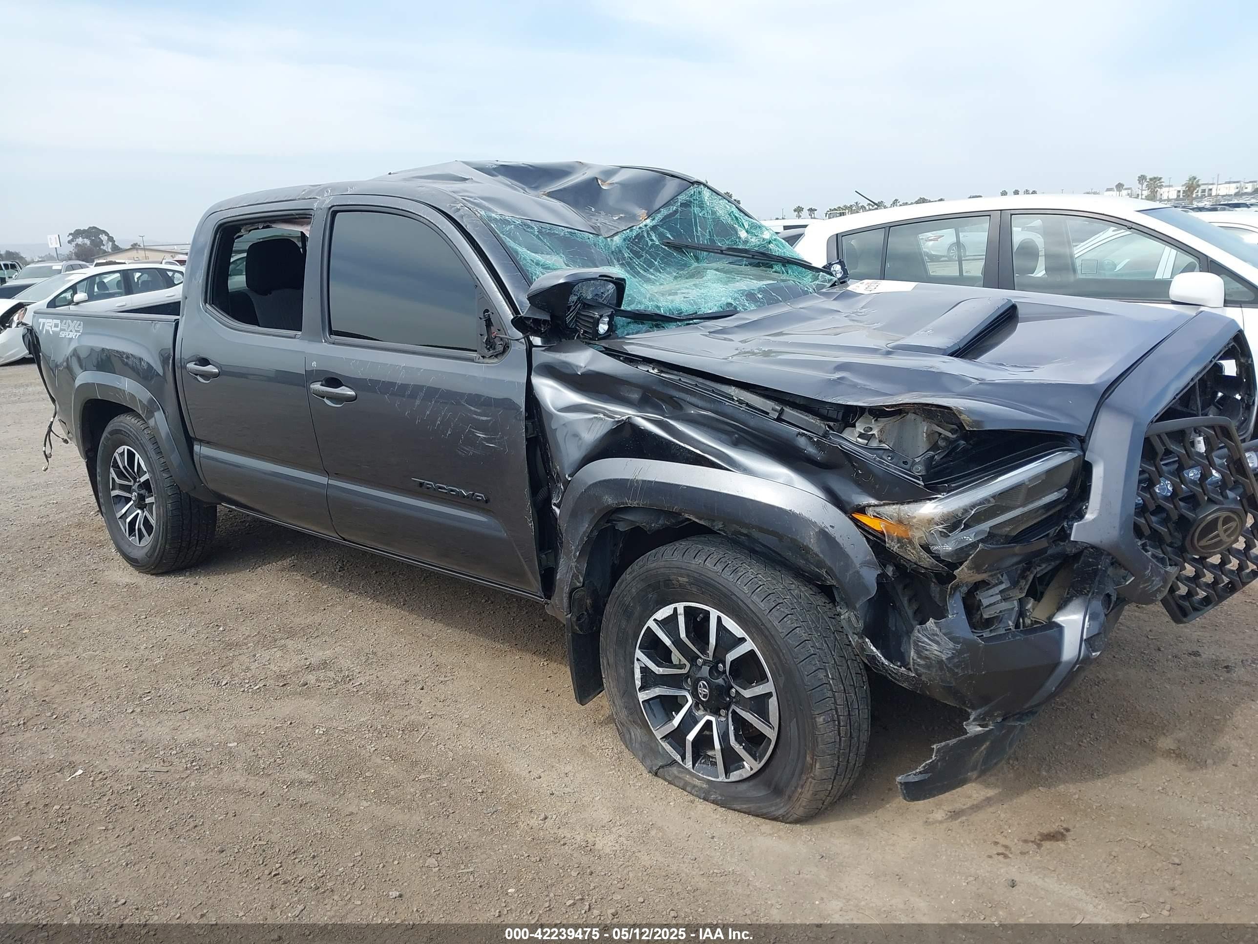 2023 Toyota Tacoma SR, VIN 3TMCZ5AN6PM618750 — Rollover