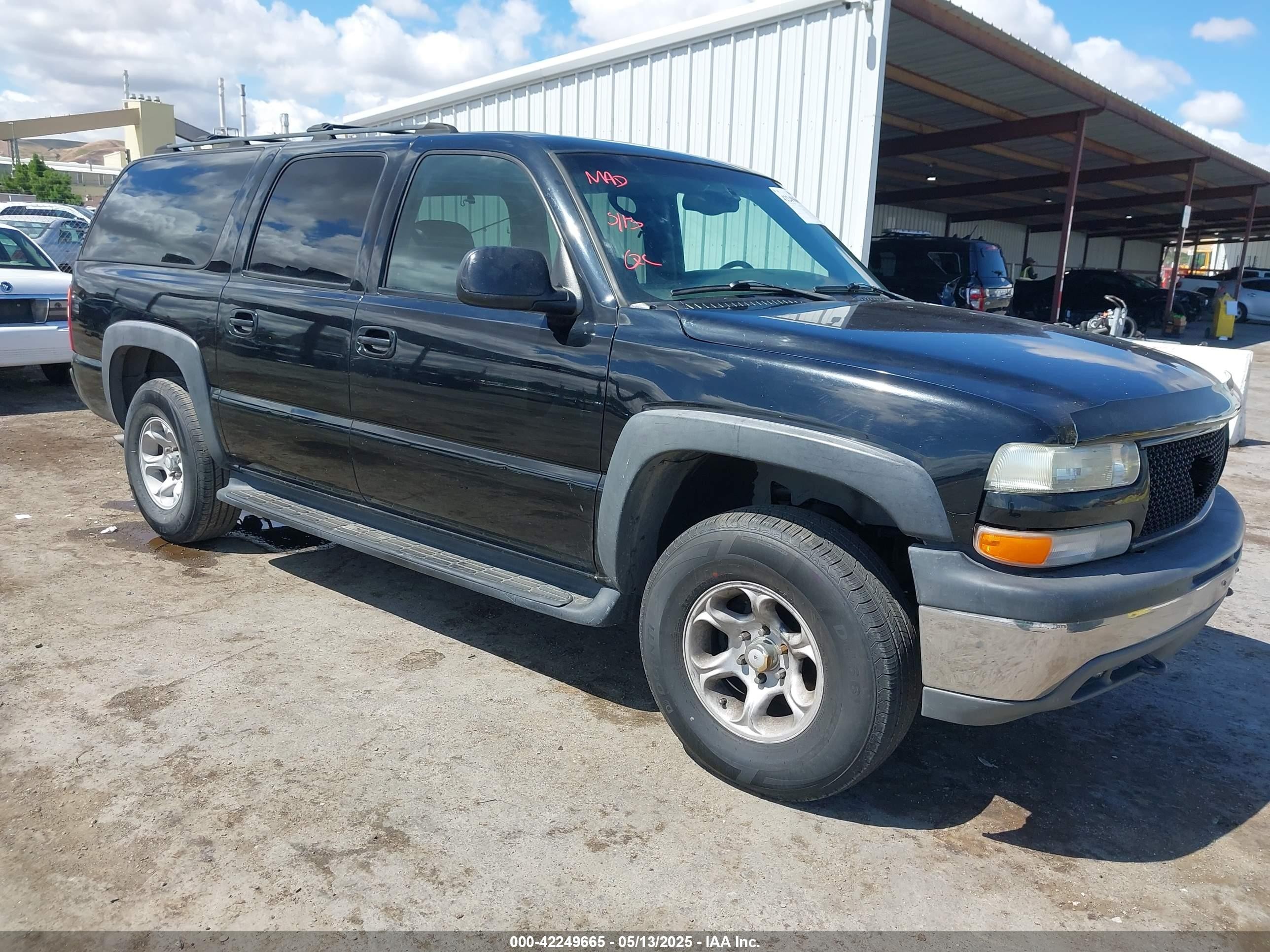 2001 Chevrolet Suburban LS, VIN 3GNFK16T91G172558 — Theft recovery