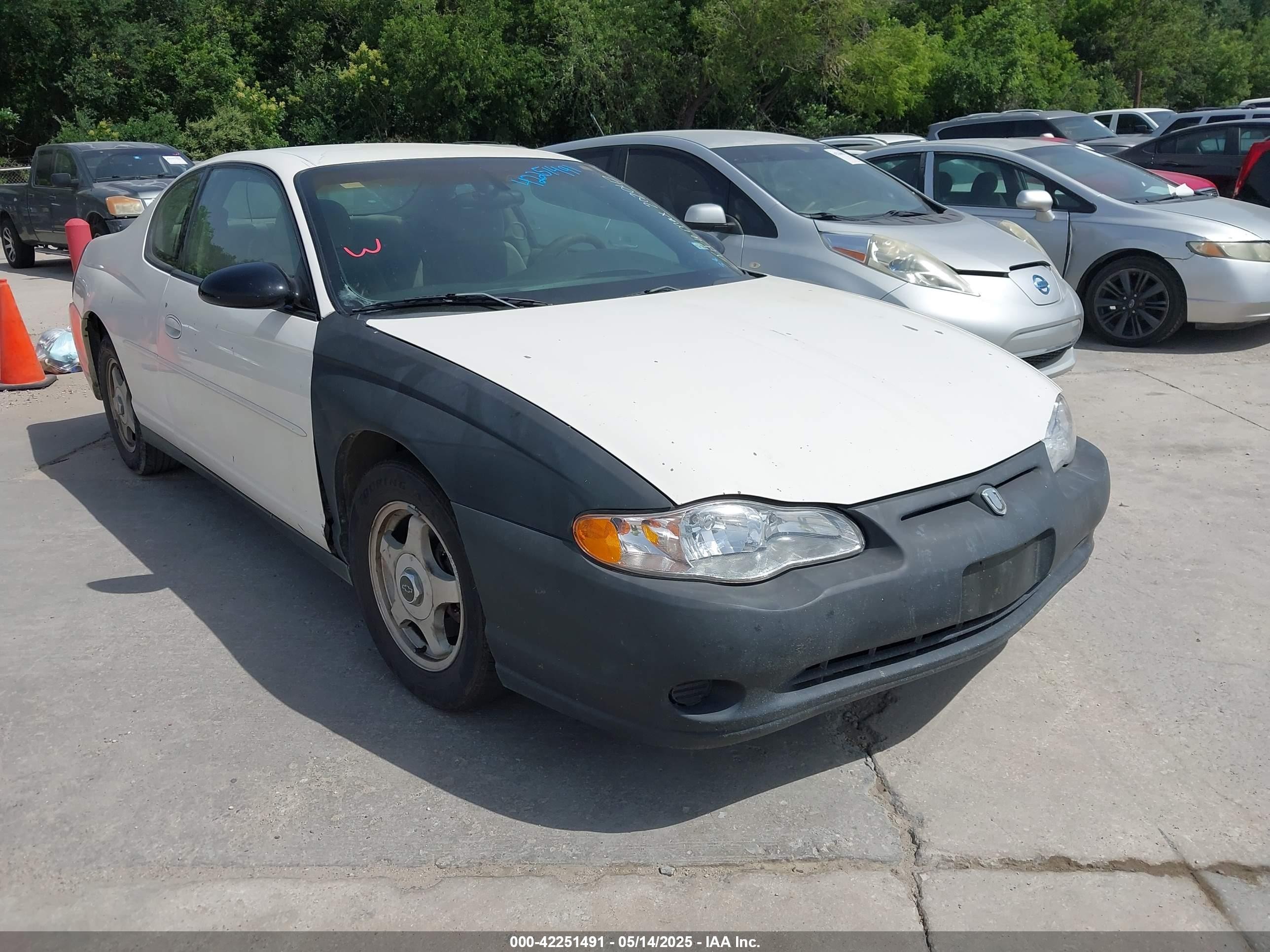 2004 Chevrolet Monte Carlo LS, VIN 2G1WW12E049202042 — Front end