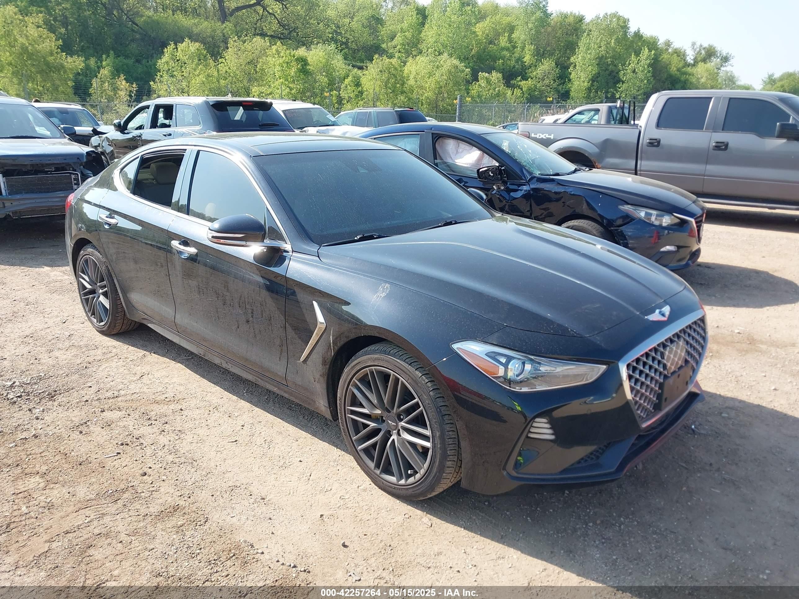 2019 Genesis G70 Advanced, VIN KMTG34LA7KU020325 — Theft recovery