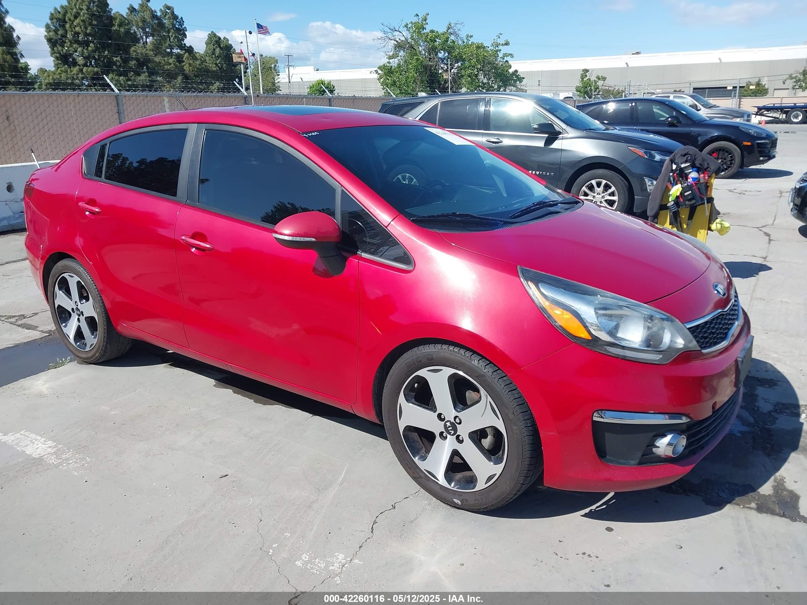 2016 Kia Rio EX, VIN KNADN4A32G6565521 — Normal wear
