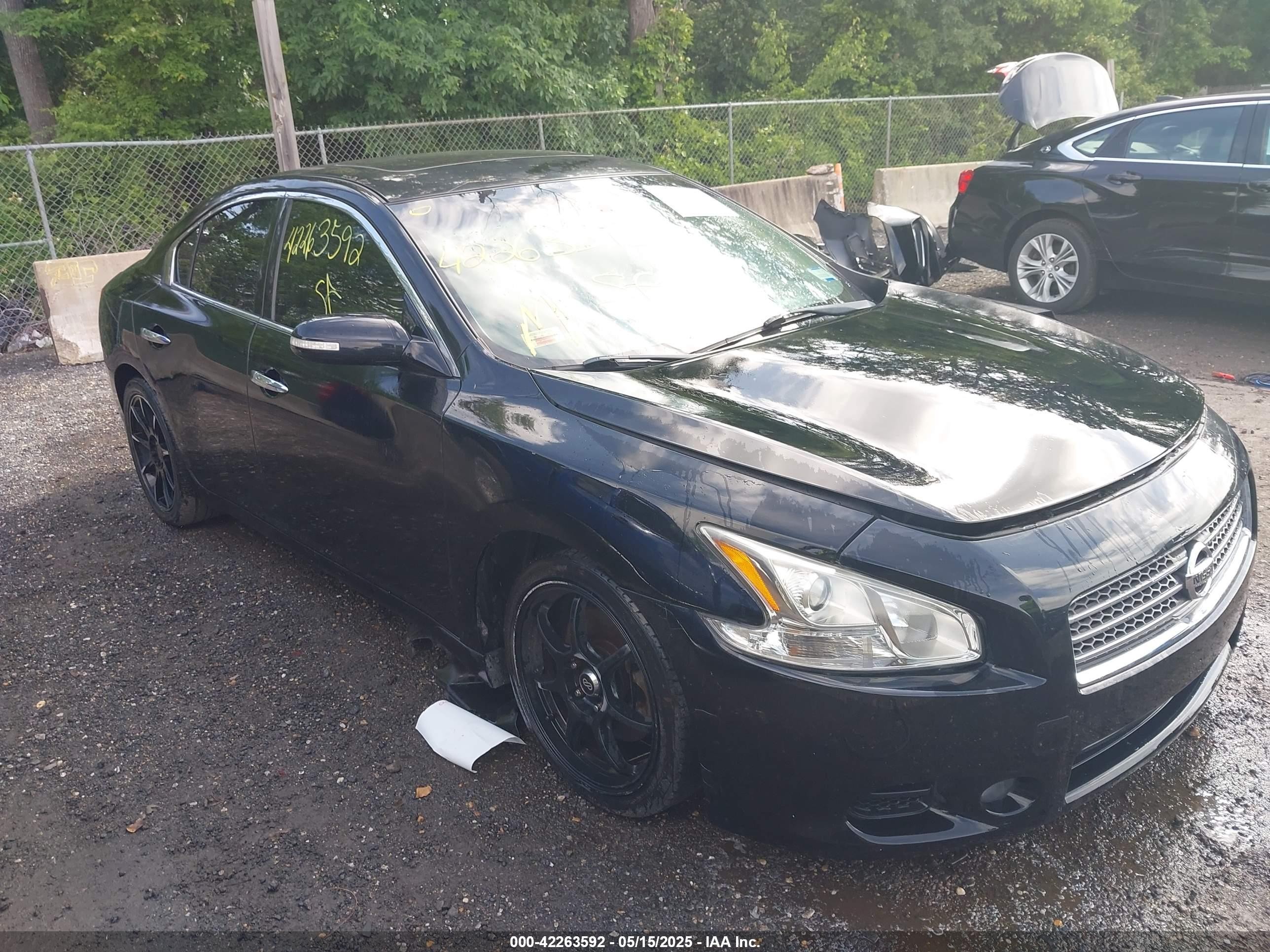 2011 Nissan Maxima SV, VIN 1N4AA5AP2BC859673 — Auction photo