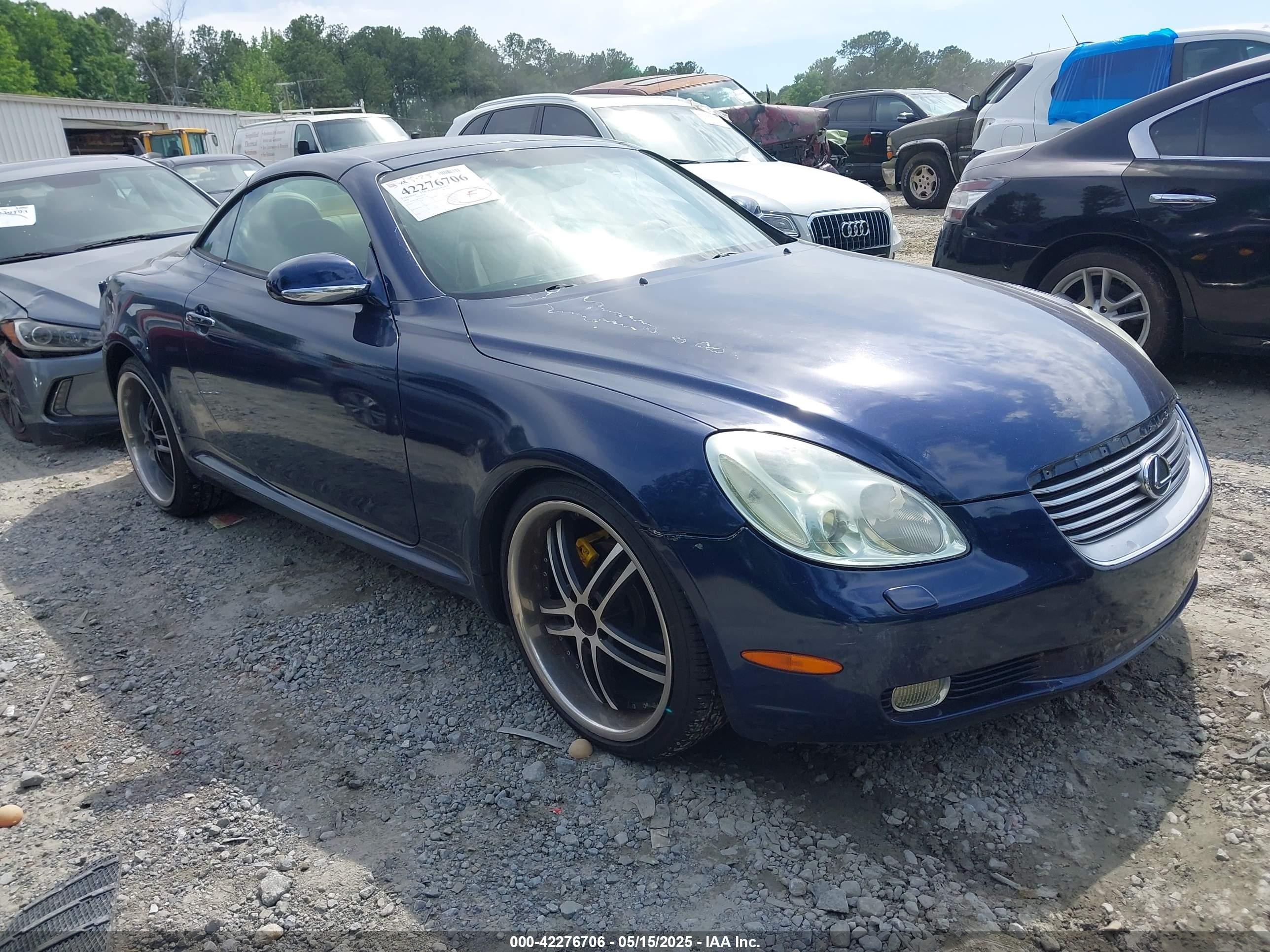 2004 Lexus SC 430, VIN JTHFN48Y840057144 — Фото с аукциона