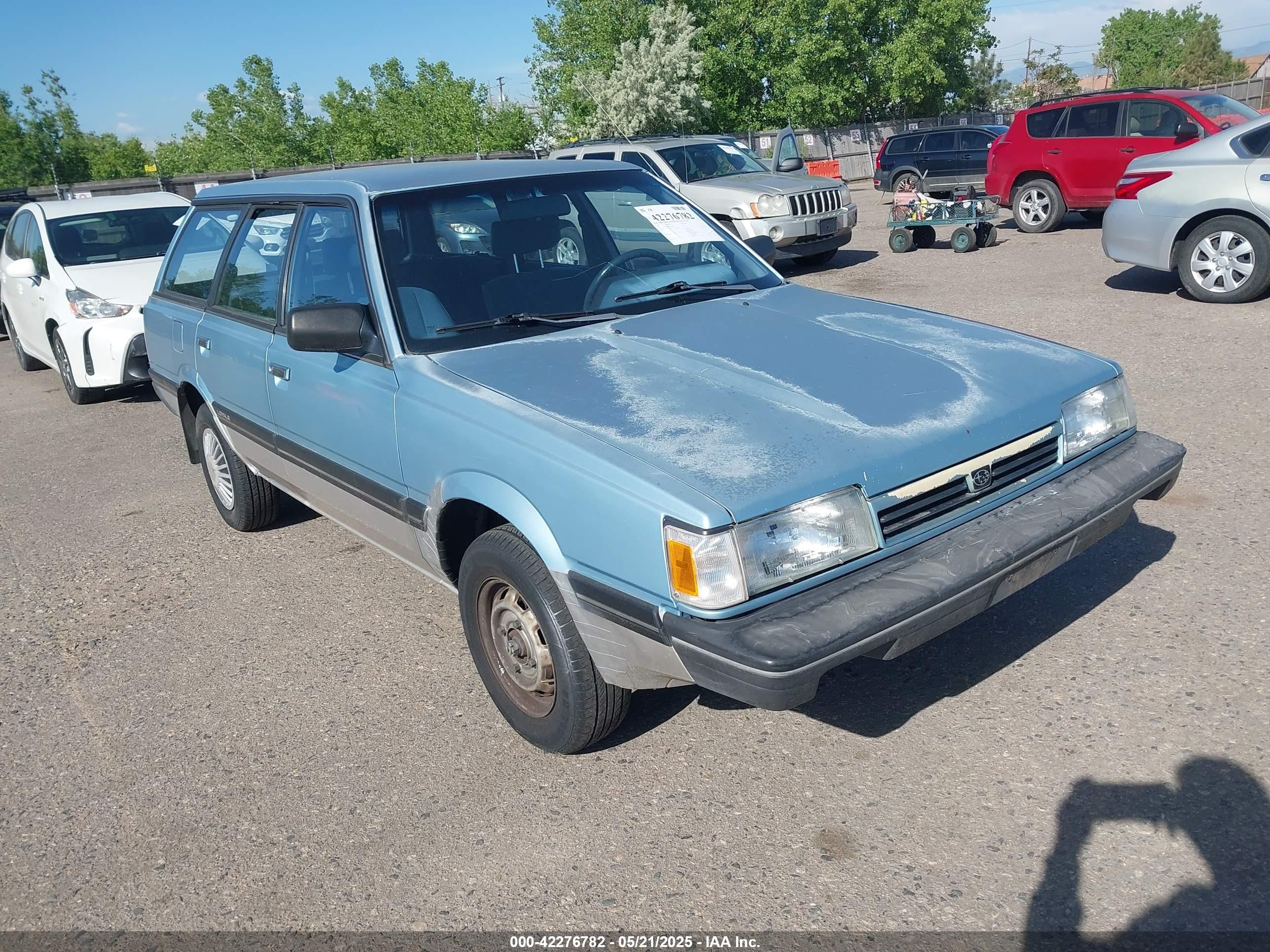 1990 Subaru GL, VIN JF2AN52B8LF412798 — Front end