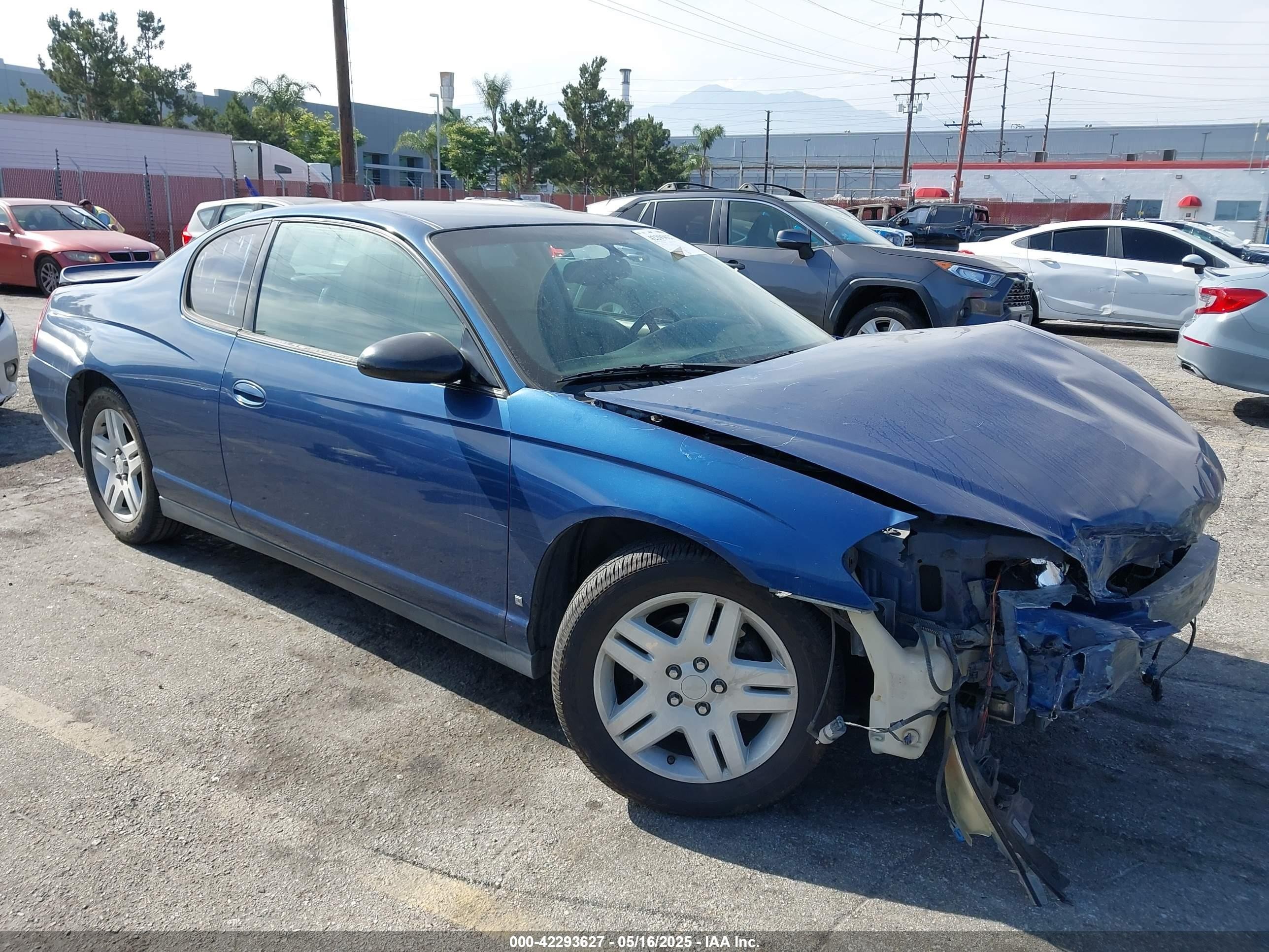2006 Chevrolet Monte Carlo LT 3.9L, VIN 2G1WK151969323546 — Front end