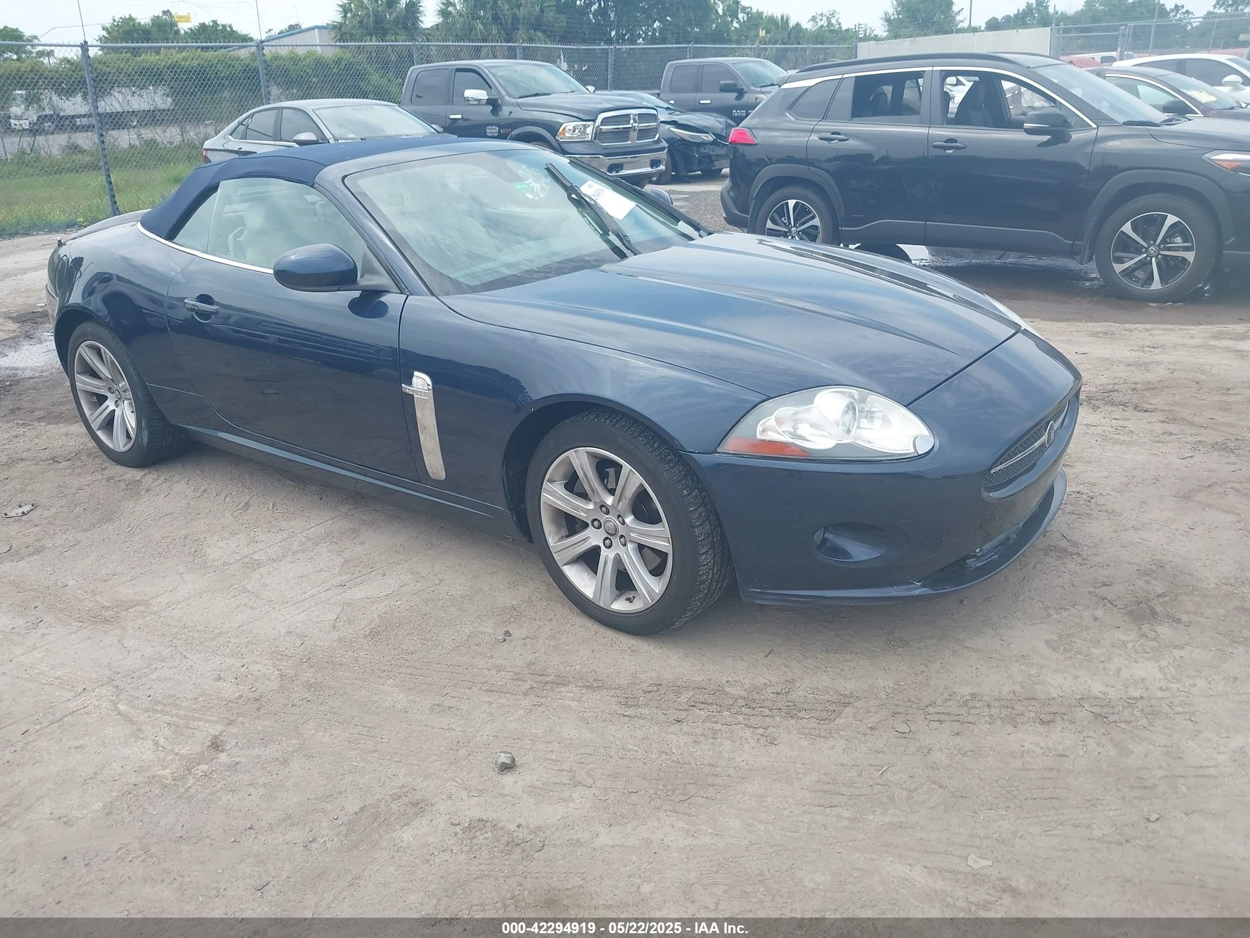 2007 Jaguar XK, VIN SAJWA44B475B10786 — Interior fire