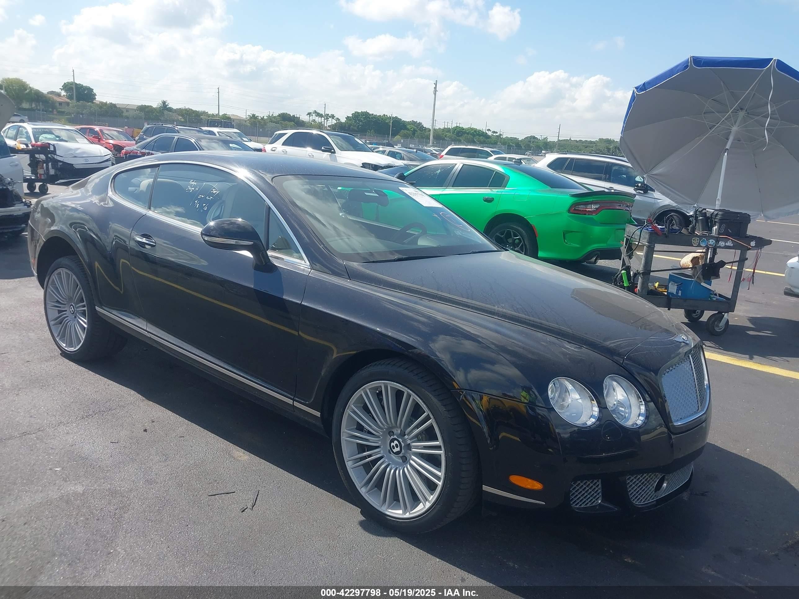 2010 Bentley Continental GT, VIN SCBCP7ZA3AC062508 — Rear end