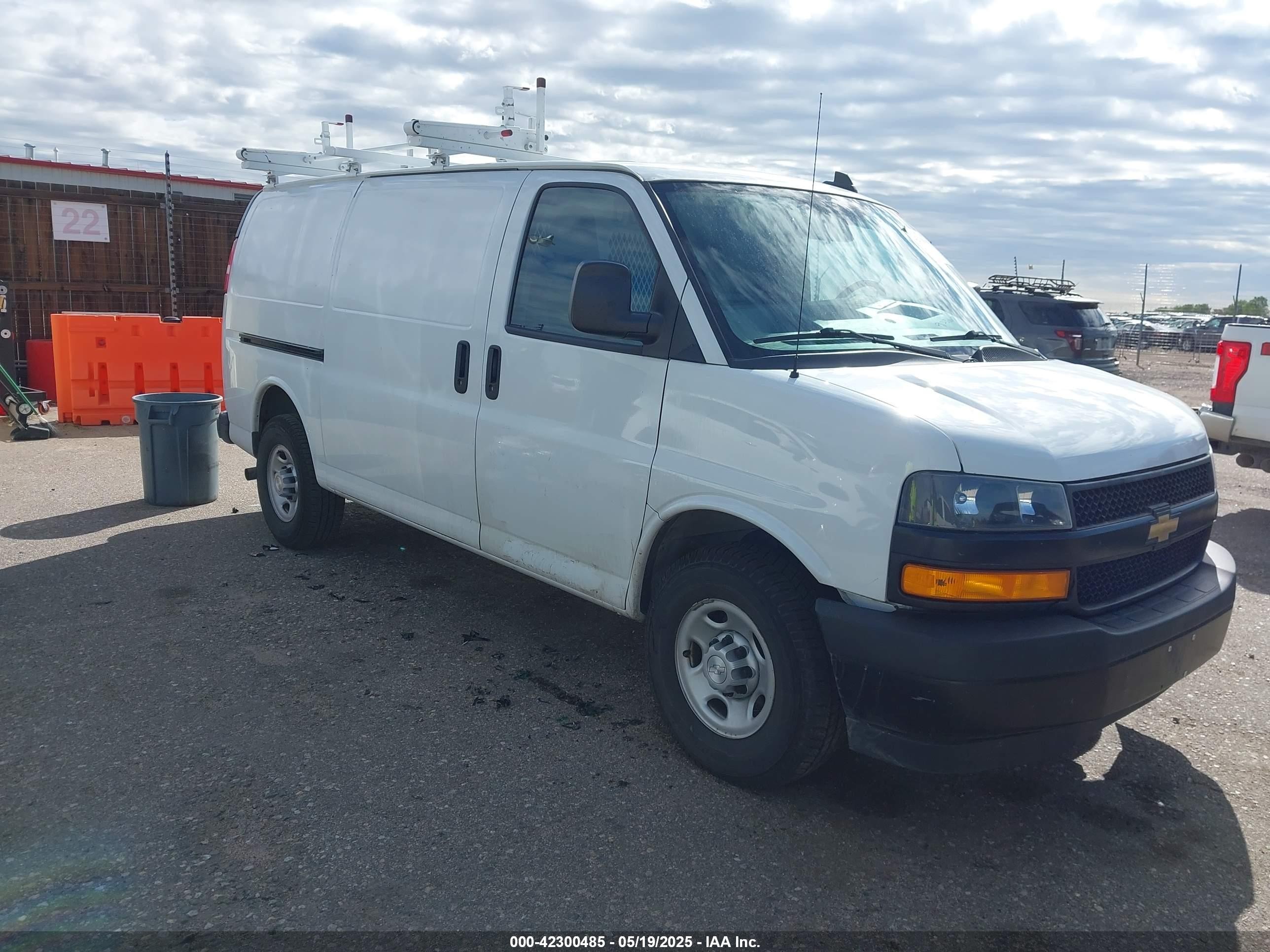 2019 Chevrolet Express 3500, VIN 1GCZGGFG0K1225144 — Hail