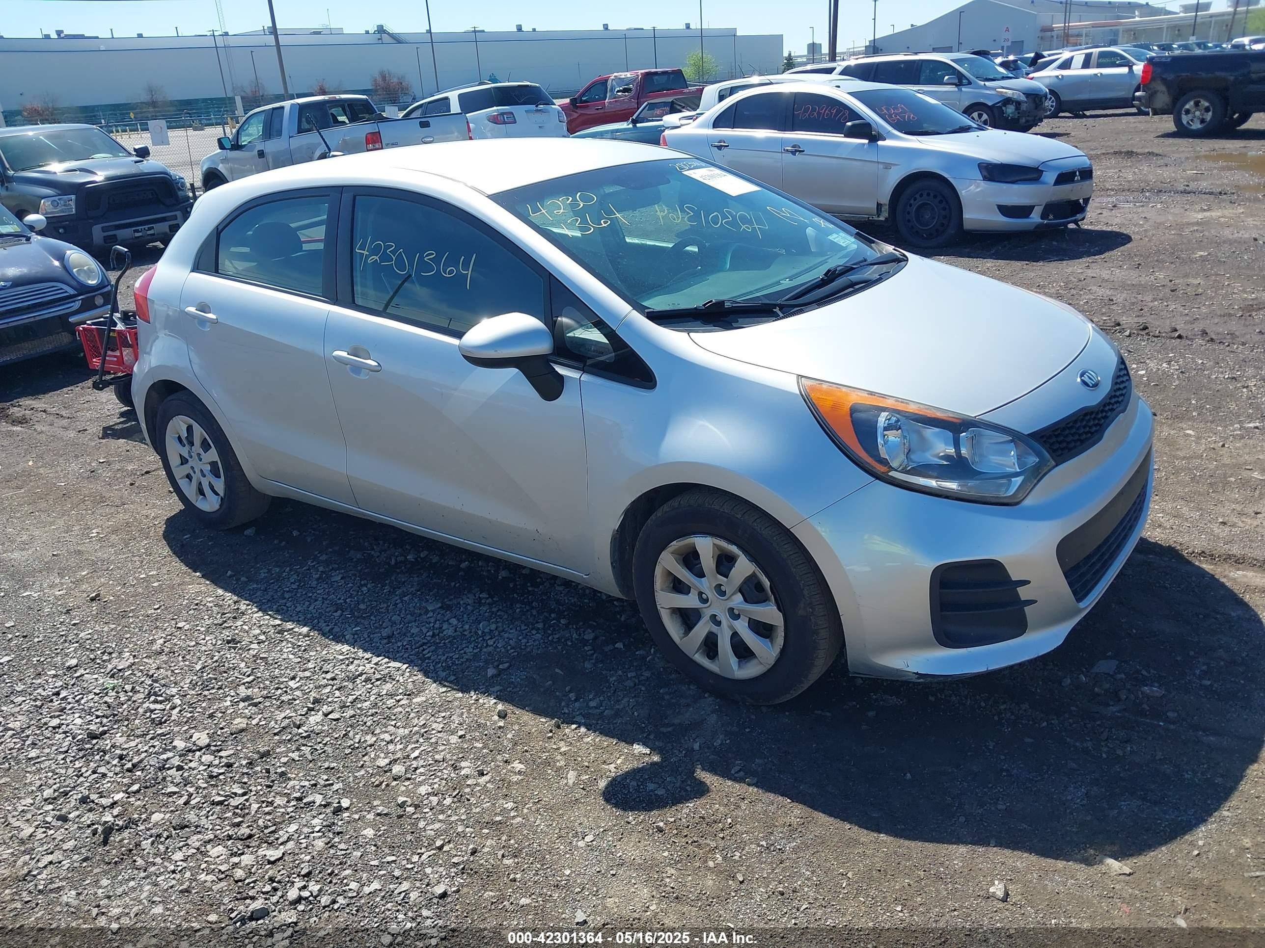 2016 Kia Rio LX, VIN KNADM5A39G6601519 — Normal wear