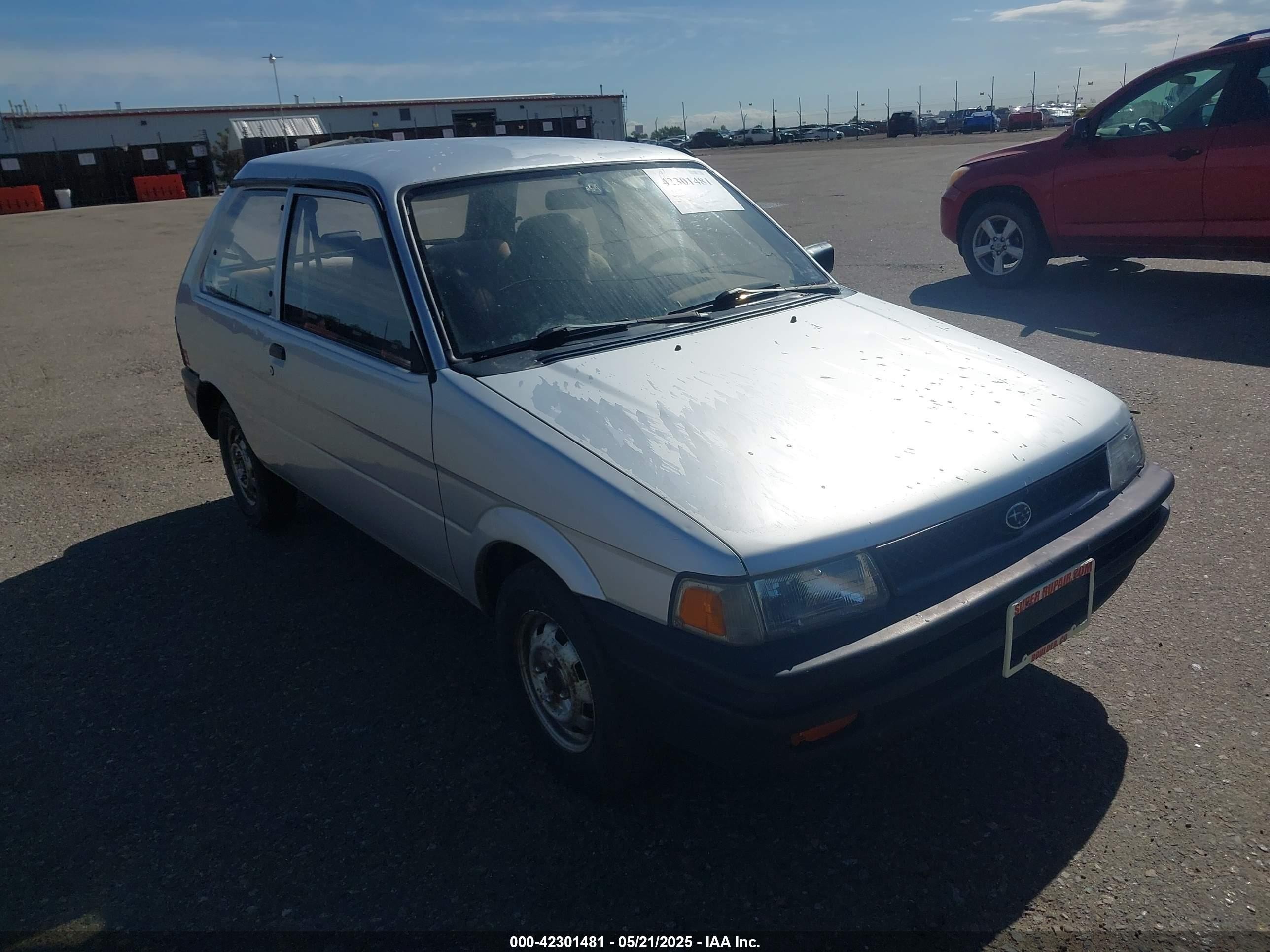 1993 Subaru Justy, VIN JF1KA7229PB701928 — Front end