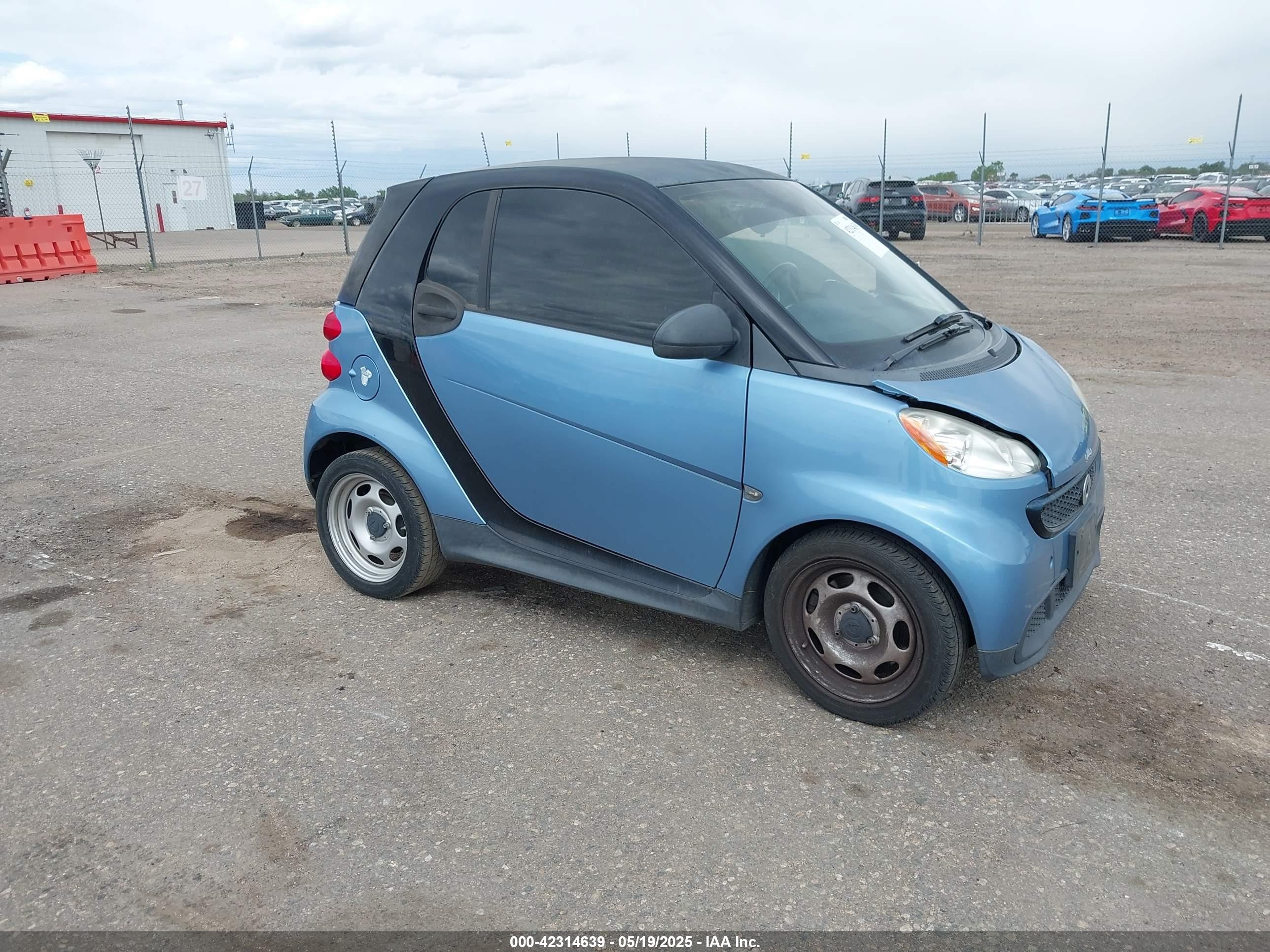 2013 Smart fortwo Pure, VIN WMEEJ3BA7DK622651 — Electrical