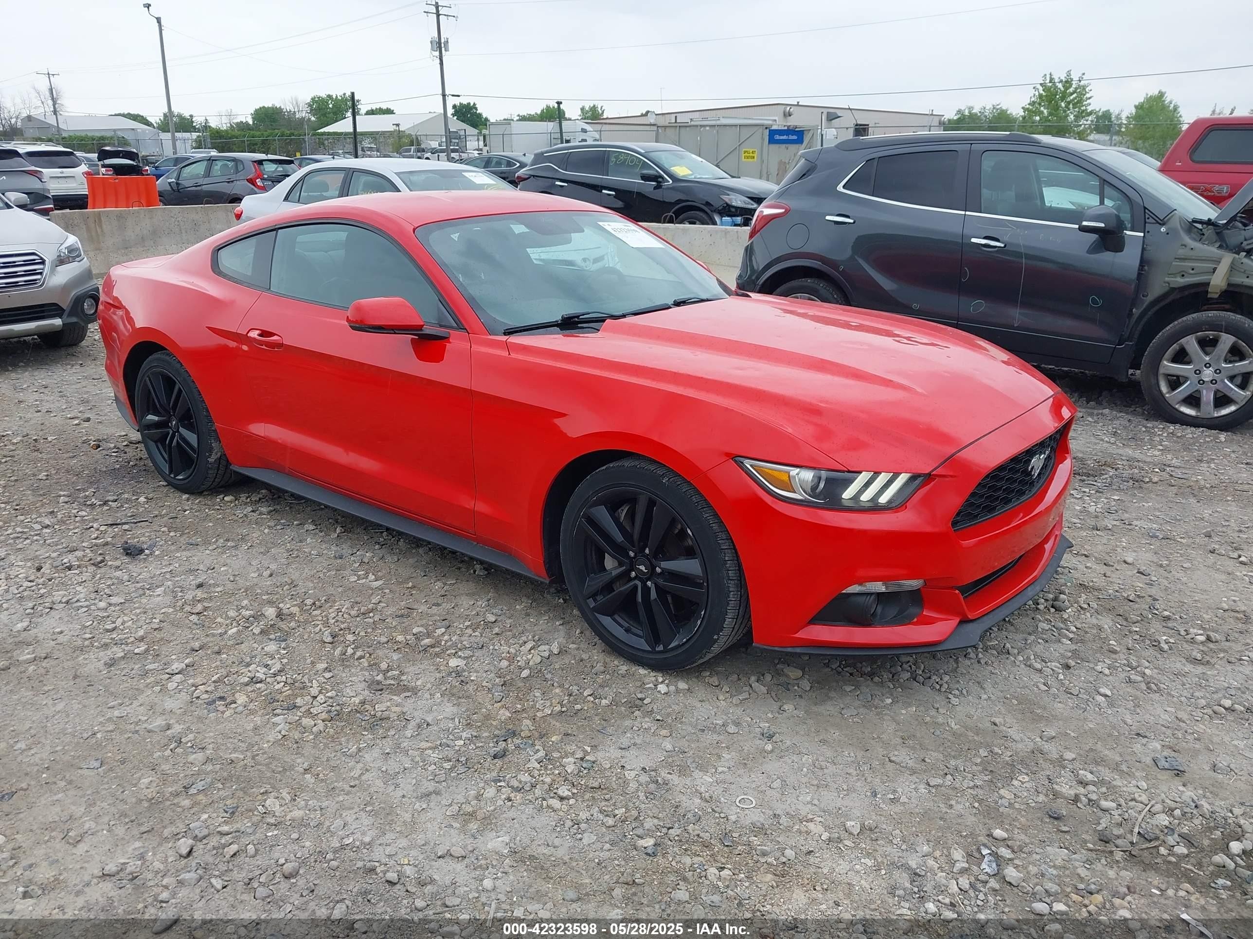 2015 Ford Mustang EcoBoost, VIN 1FA6P8TH9F5341839 — Hail
