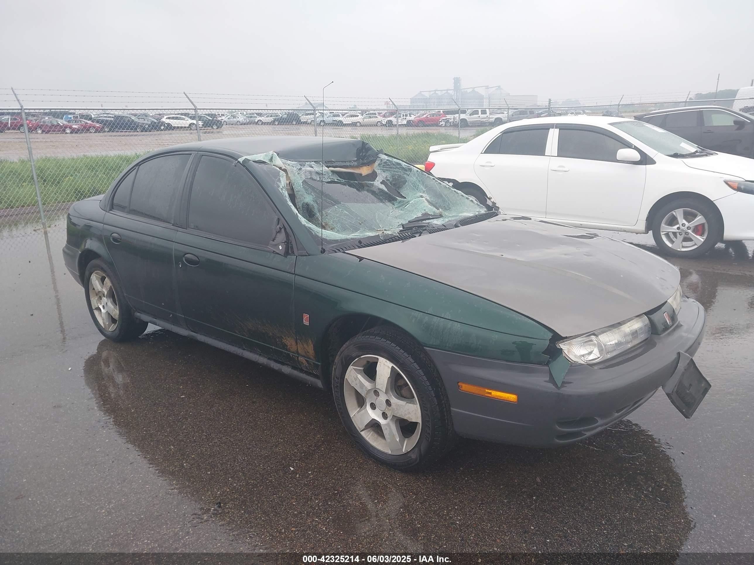 1998 Saturn SL, VIN 1G8ZF5283WZ317646 — Крыша
