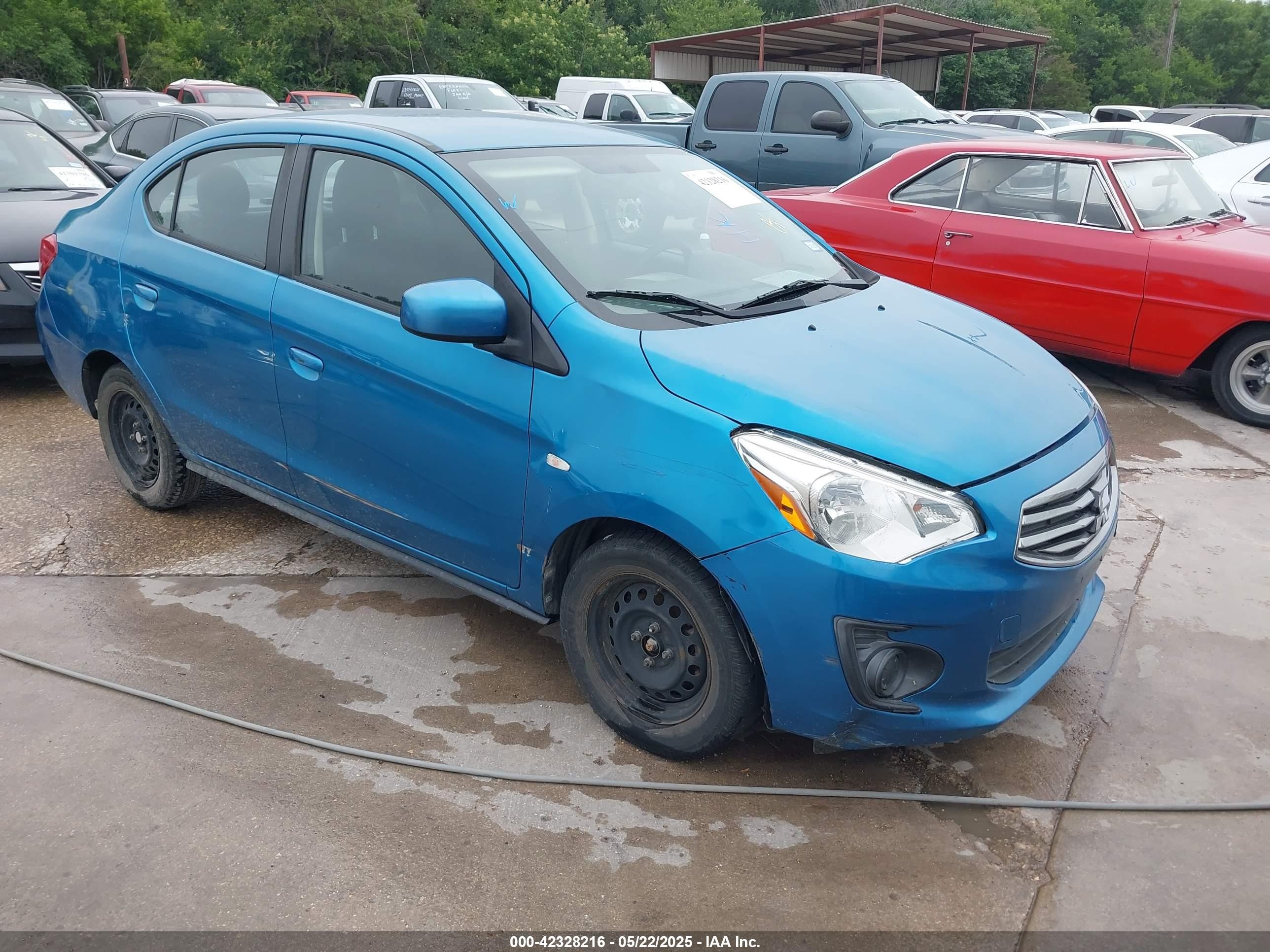 2019 Mitsubishi Mirage ES, VIN ML32F3FJ2KHF03466 — Auction photo