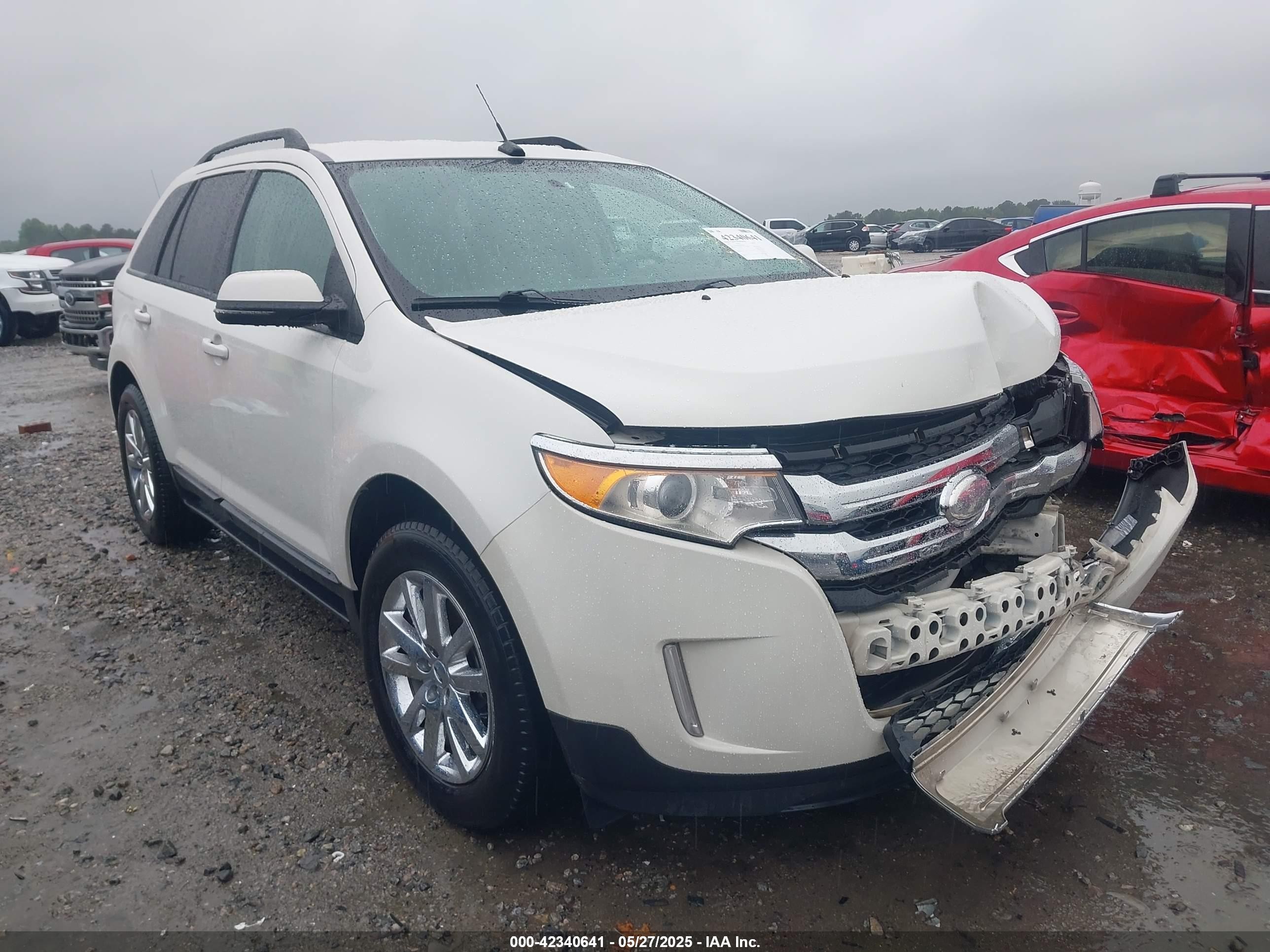 2013 Ford Edge SEL, VIN 2FMDK3J9XDBA96844 — Front end