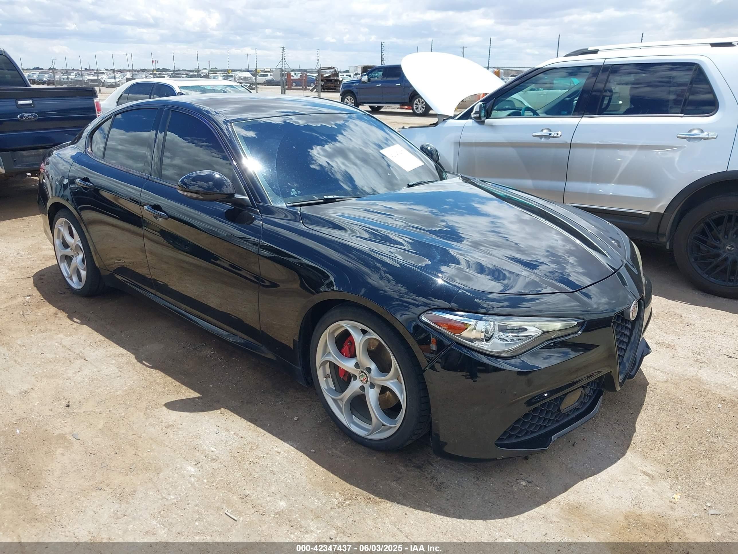 2019 Alfa Romeo Giulia Ti Sport, VIN ZARFAMBN5K7608927 — Water / flood