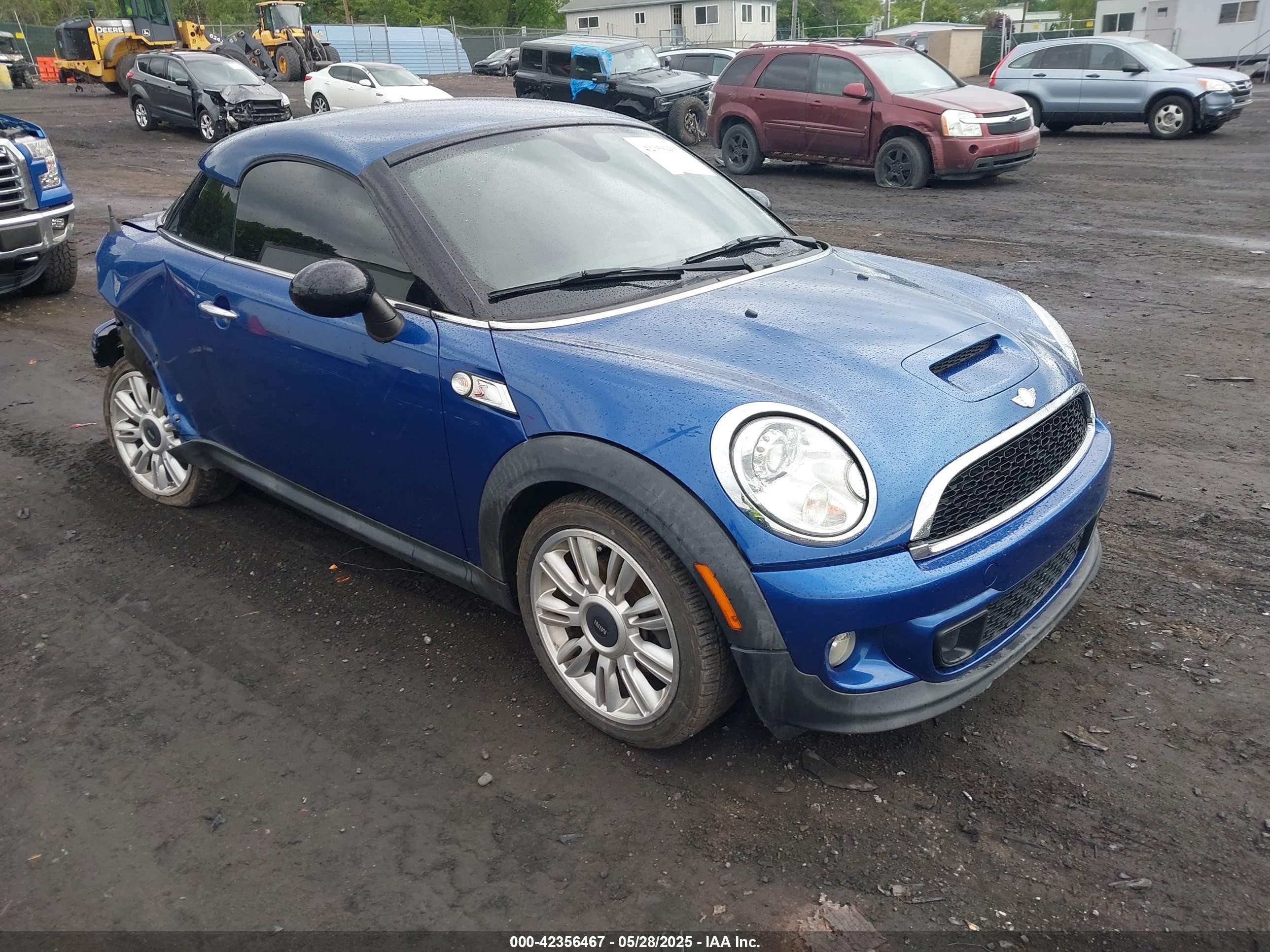 2012 MINI Coupe S, VIN WMWSX3C50CT155189 — Зад