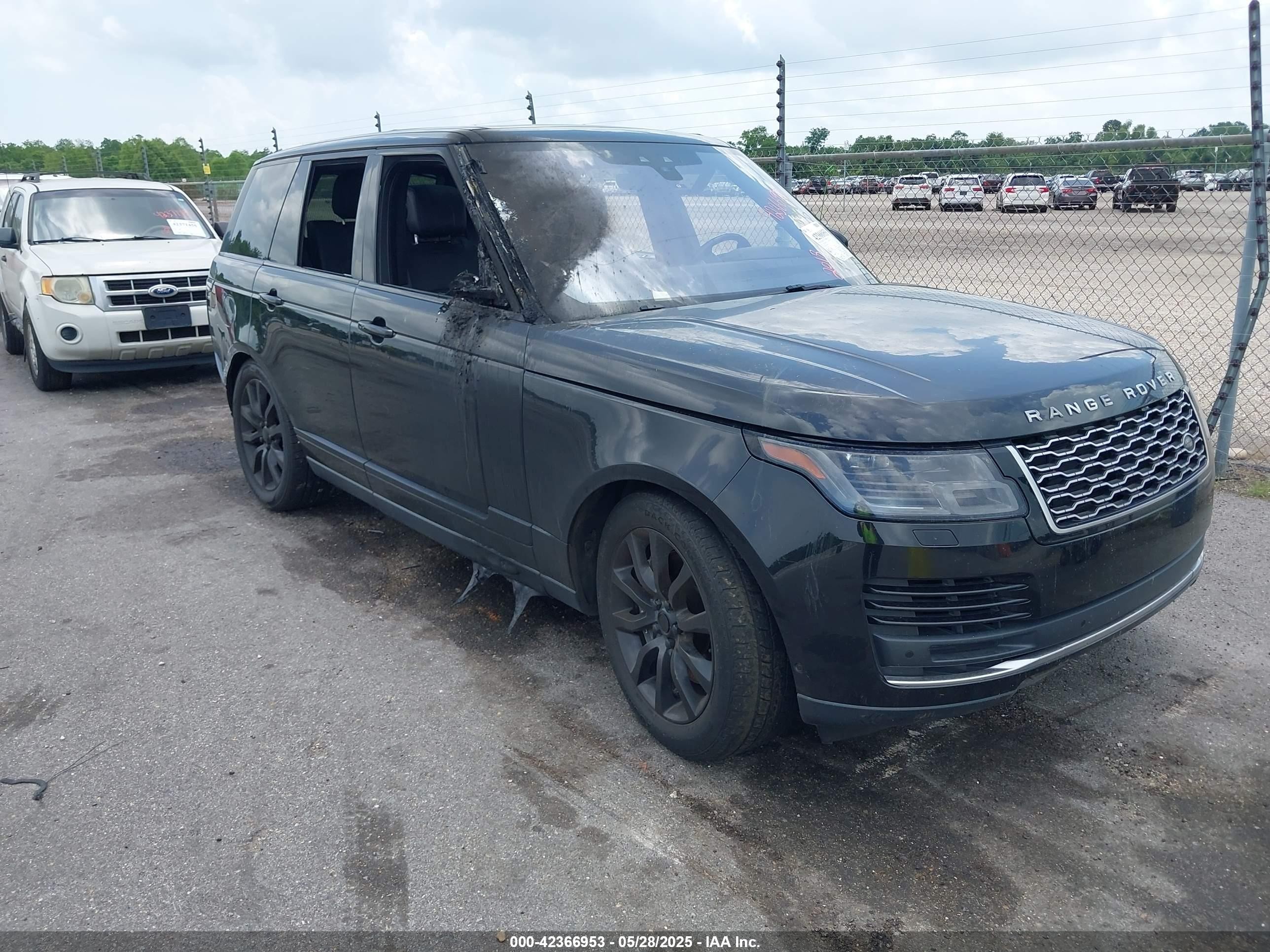 2018 Land Rover Range Rover HSE, VIN SALGS2SV3JA502681 — Interior fire