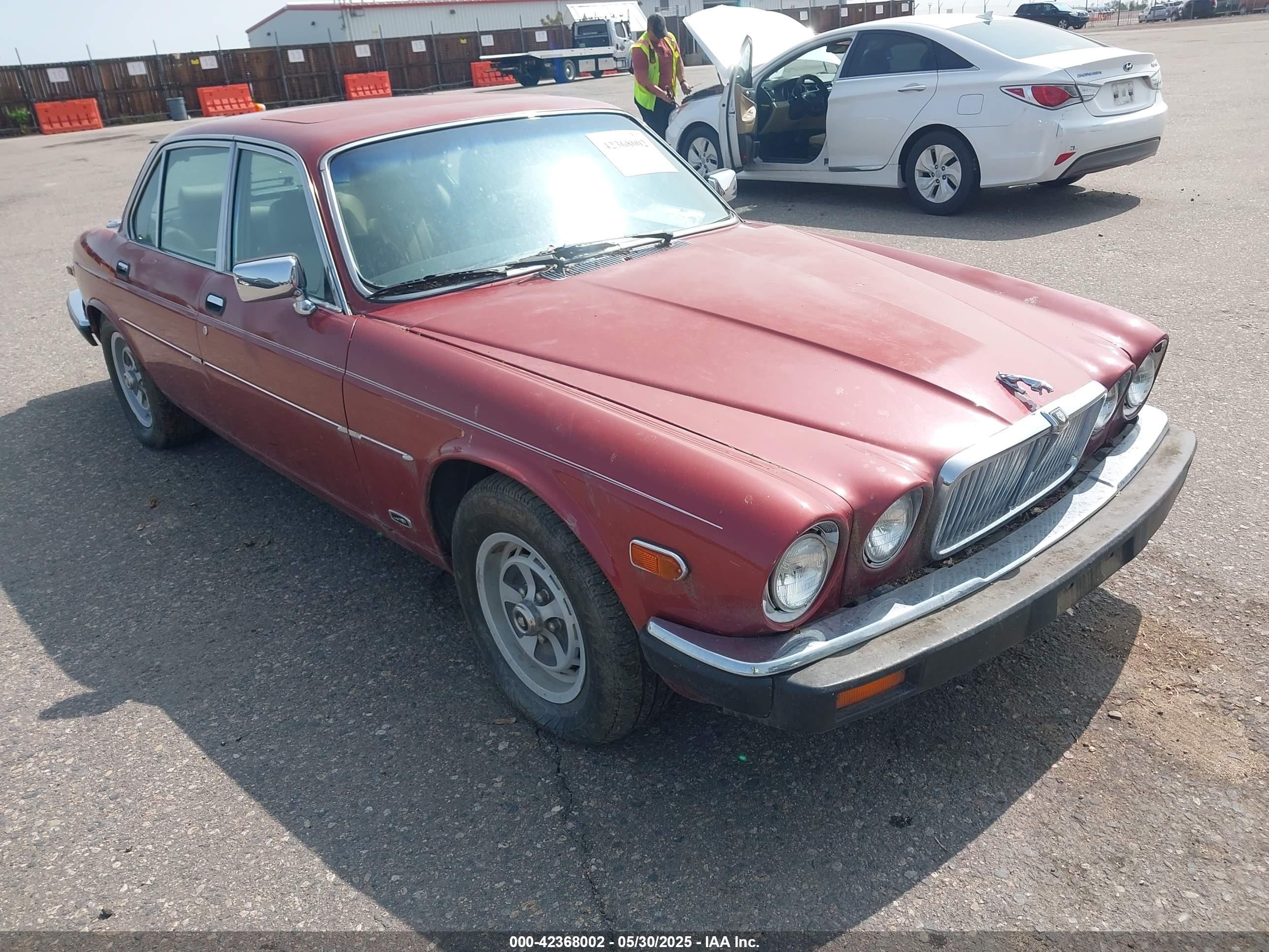 1987 Jaguar XJ, VIN SAJAY1345HC469176 — Front end