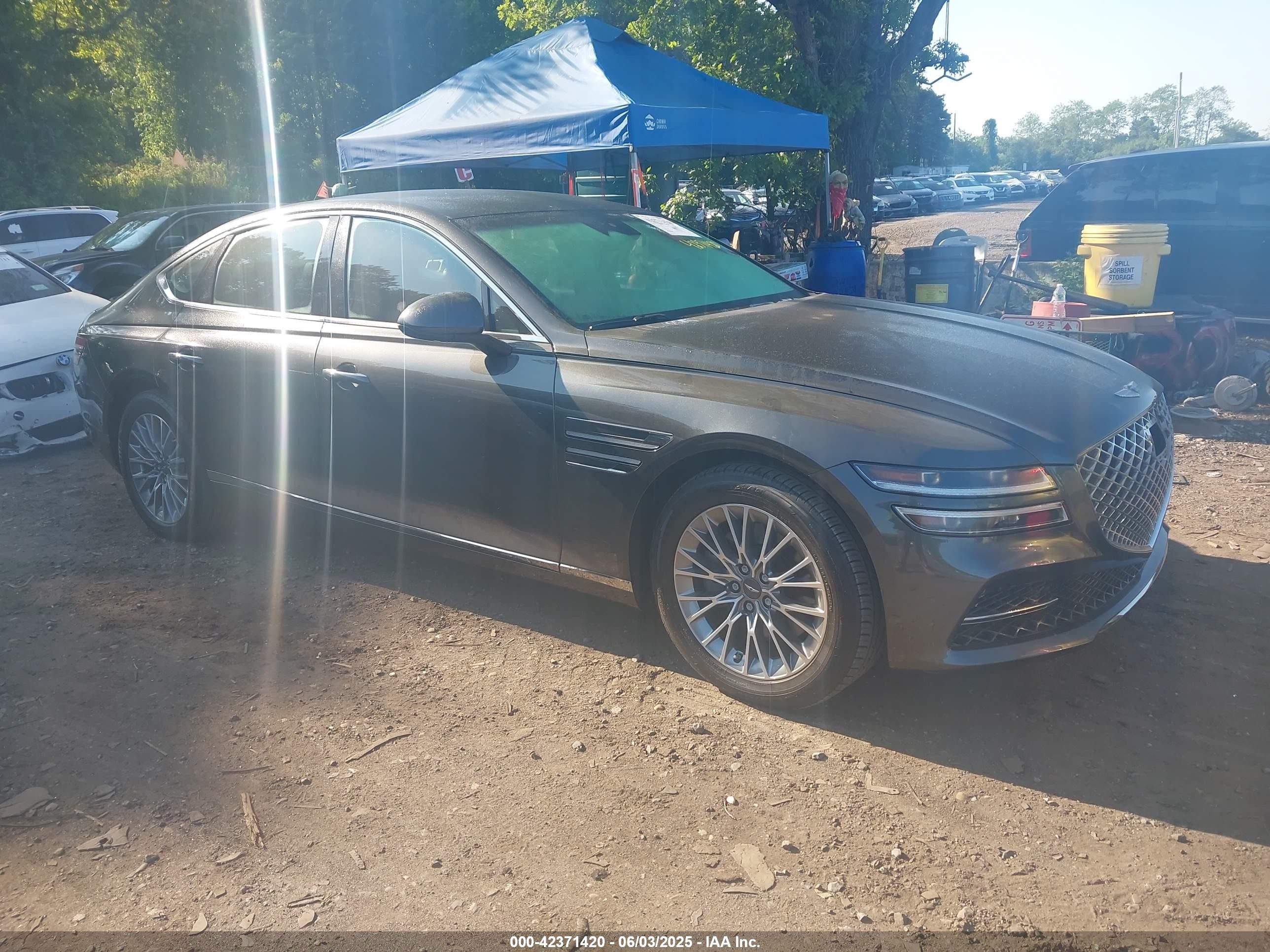 2023 Genesis G80 2.5T, VIN KMTGB4SC6PU197719 — Rear end