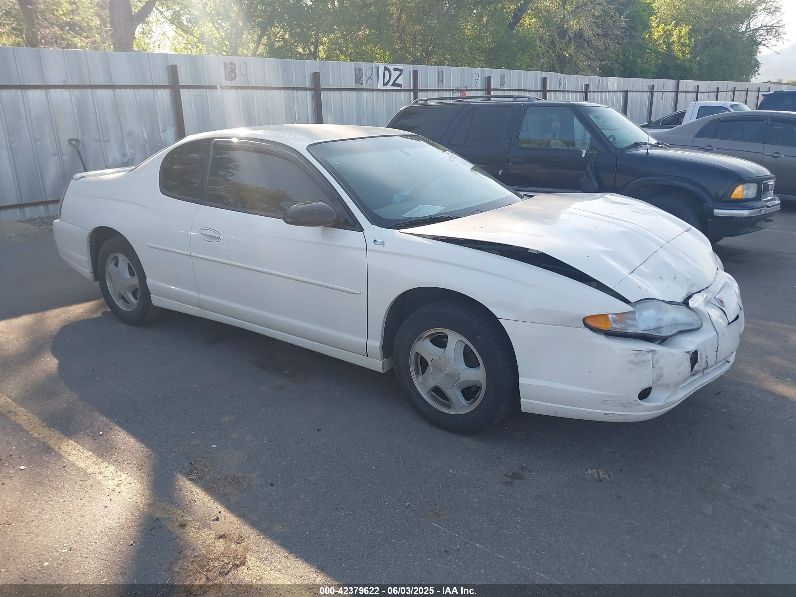 2003 Chevrolet Monte Carlo SS, VIN 2G1WX12K439385852 — Front end