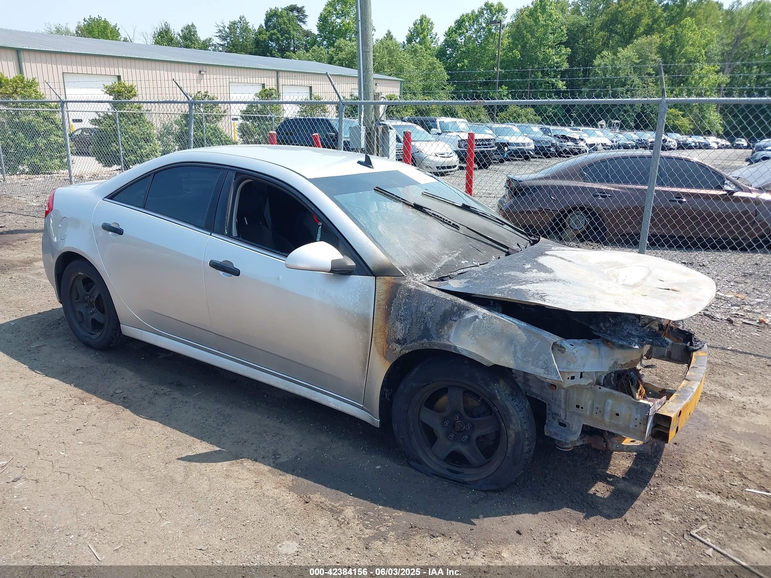 2010 Pontiac G6 1SB, VIN 1G2ZA5E09A4166011 — Engine fire