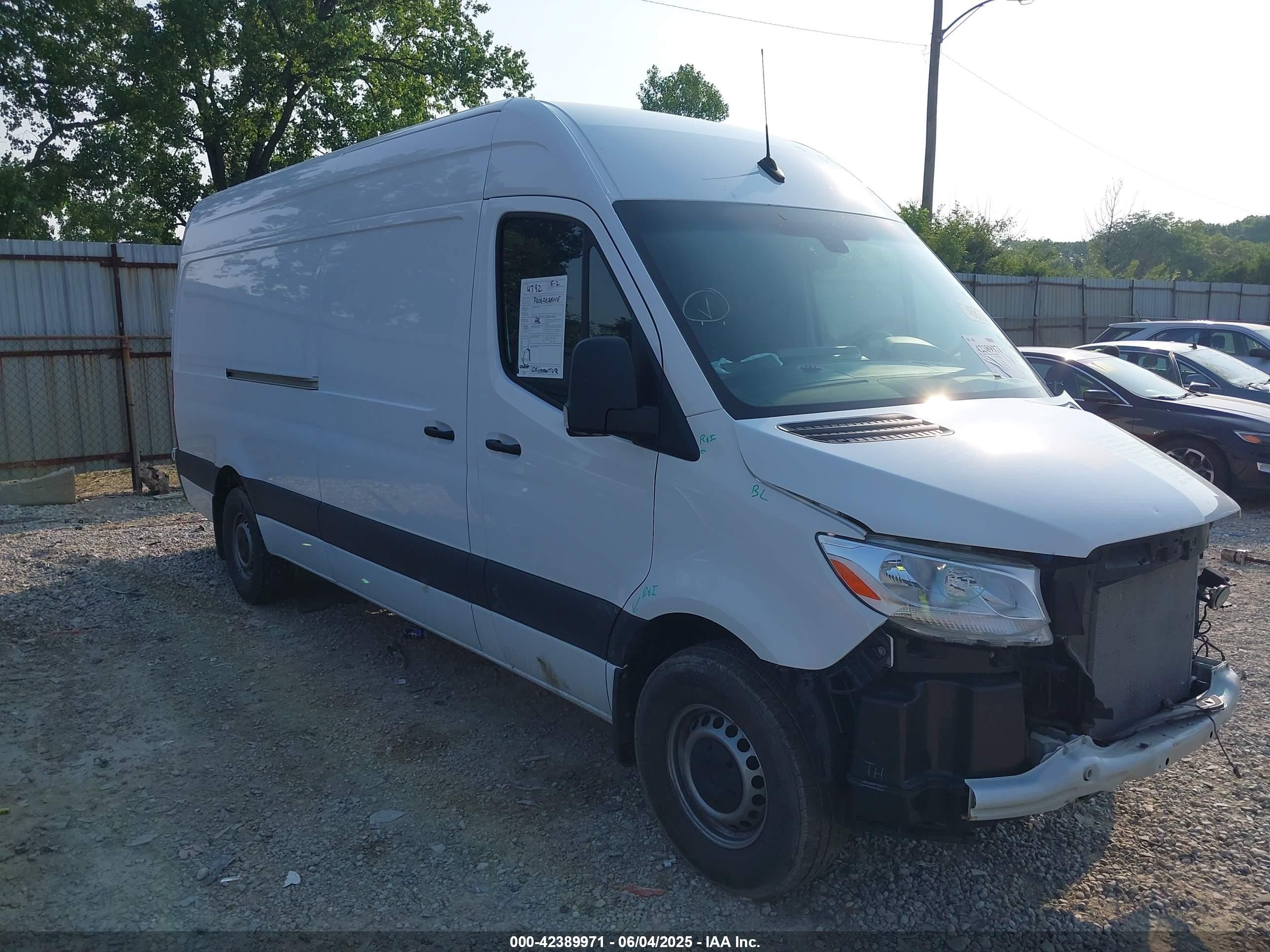 2023 Mercedes-Benz Sprinter Cargo, VIN W1Y4NCHY3PT151806 — Front end
