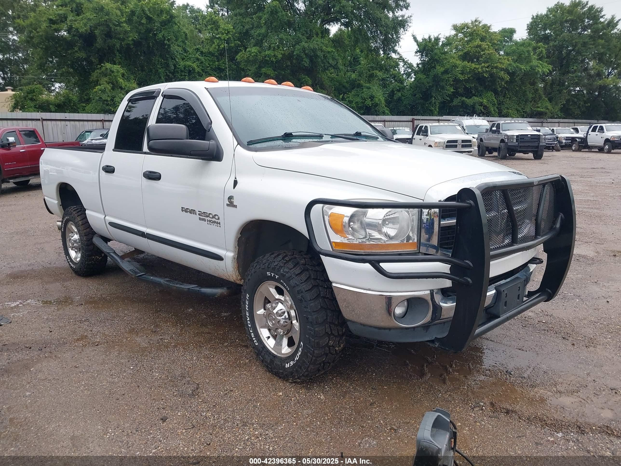 2006 Dodge 2500 SLT, VIN 3D7KS28C36G230672 — Фото с аукциона