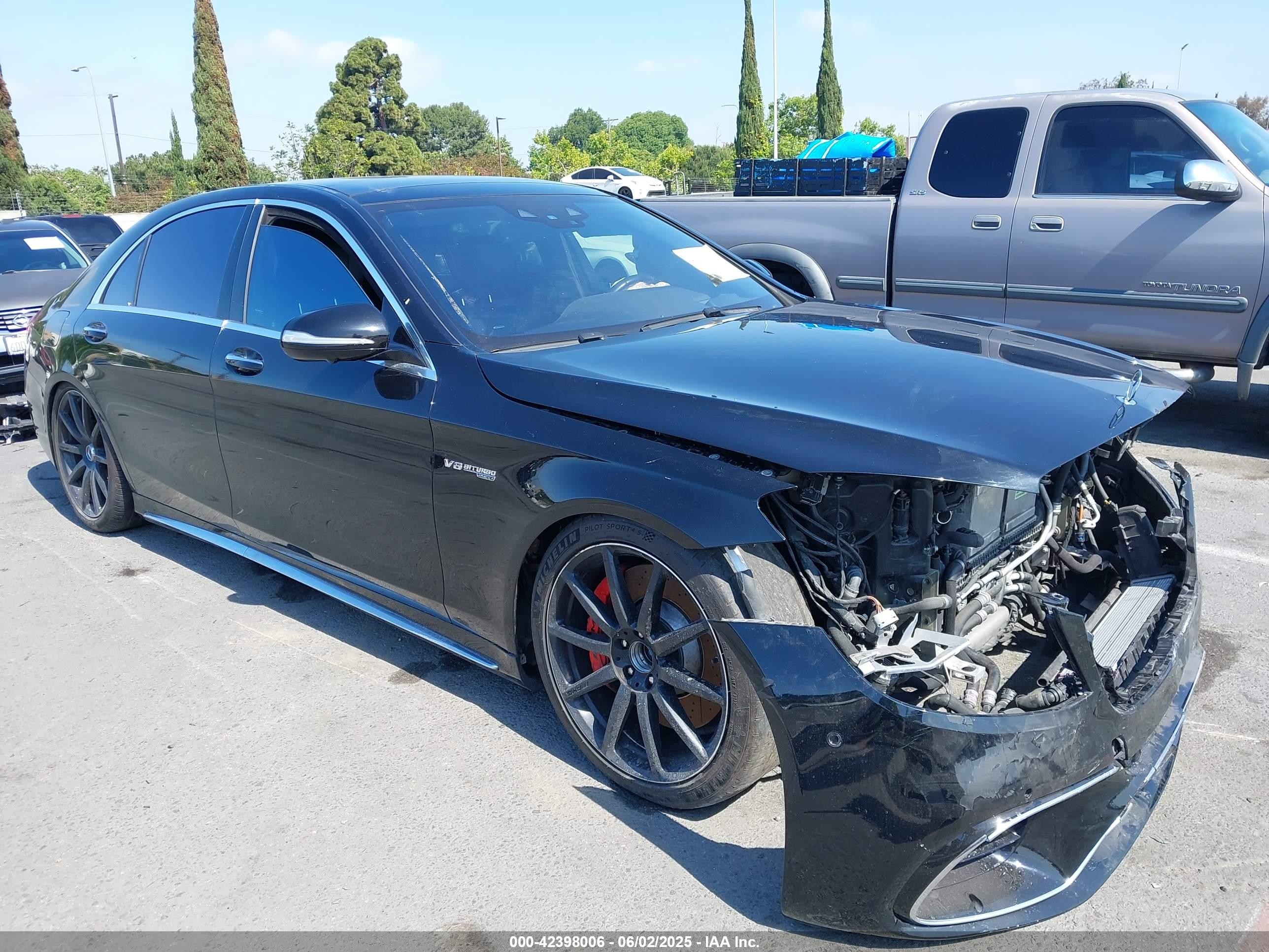 2019 Mercedes-Benz S 63 AMG, VIN WDDUG8JB9KA467108 — Front end