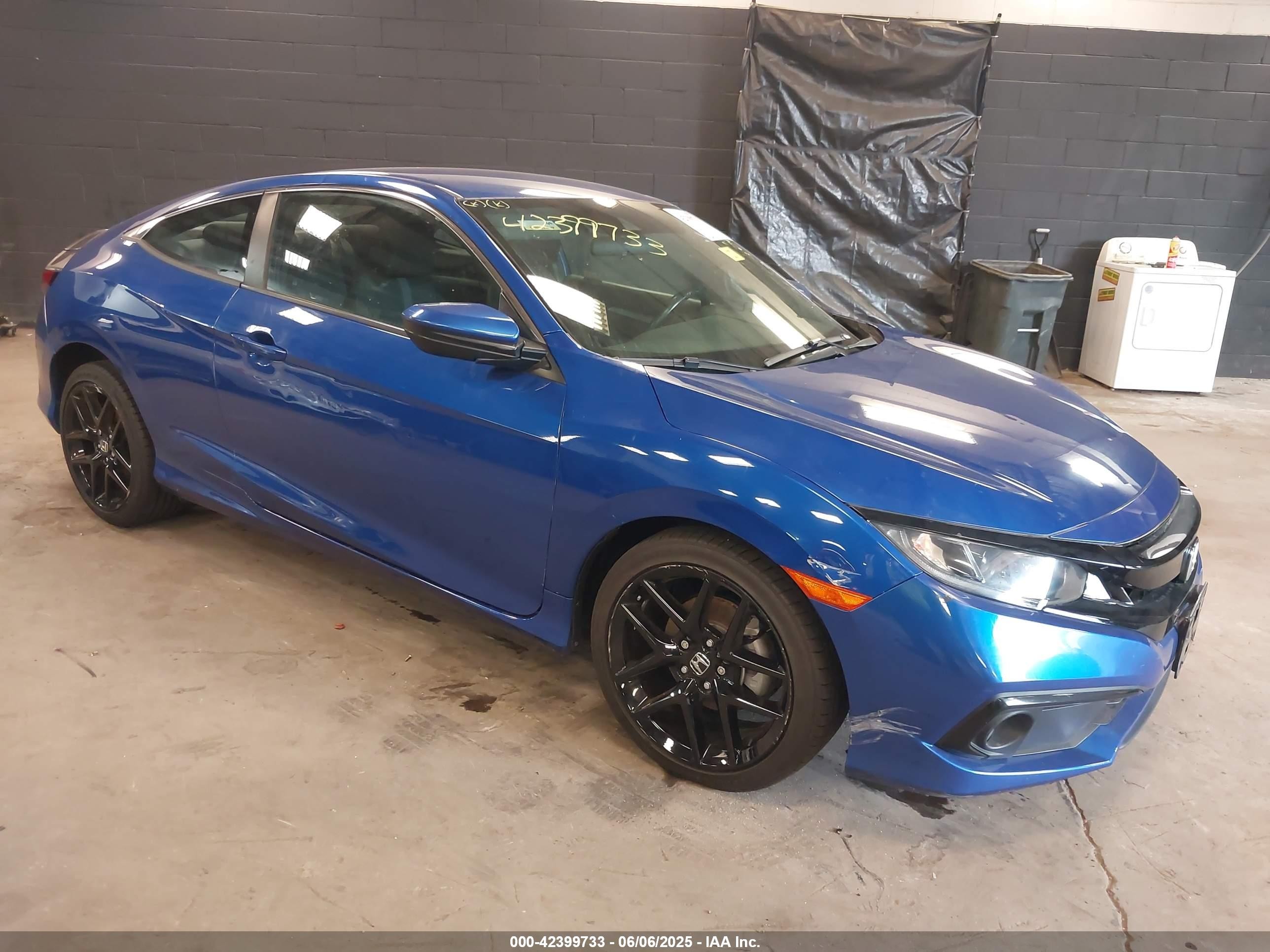 2020 Honda Civic Sport, VIN 2HGFC2F87LH593447 — All over