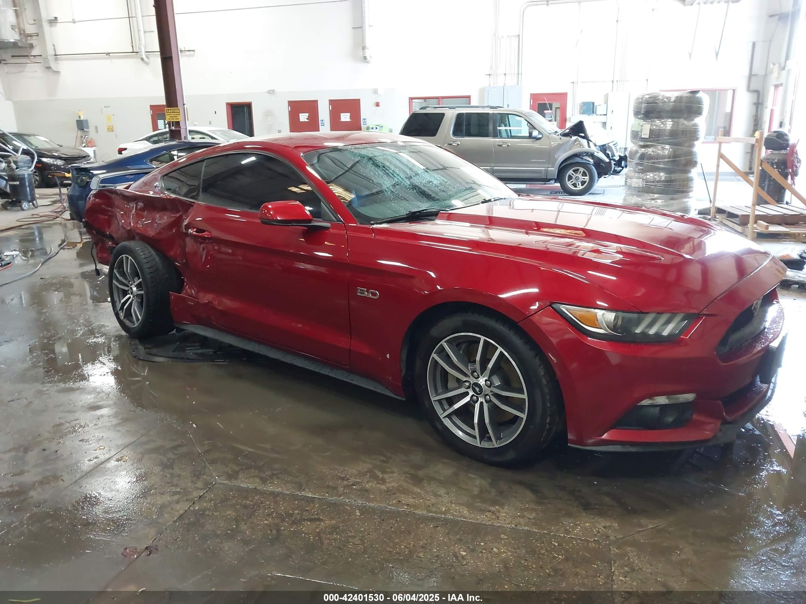 2016 Ford Mustang GT, VIN 1FA6P8CF8G5323039 — Rear end