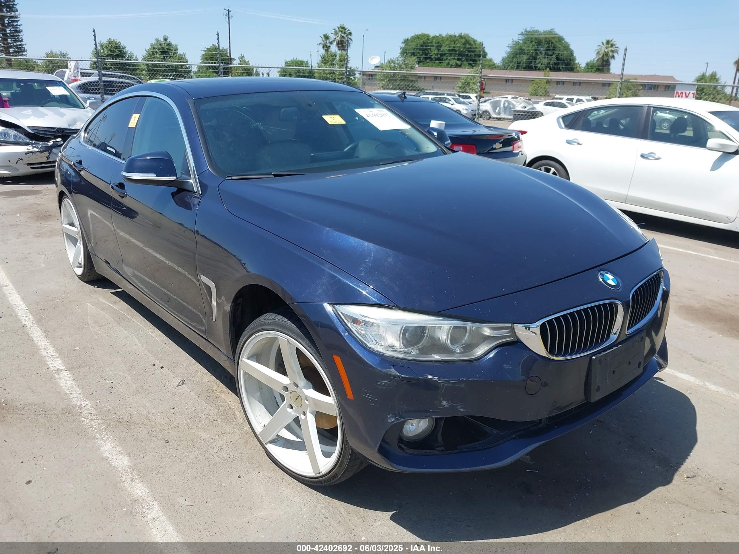 2015 BMW 4 Series 428i, VIN WBA4A9C53FGL85397 — Front end