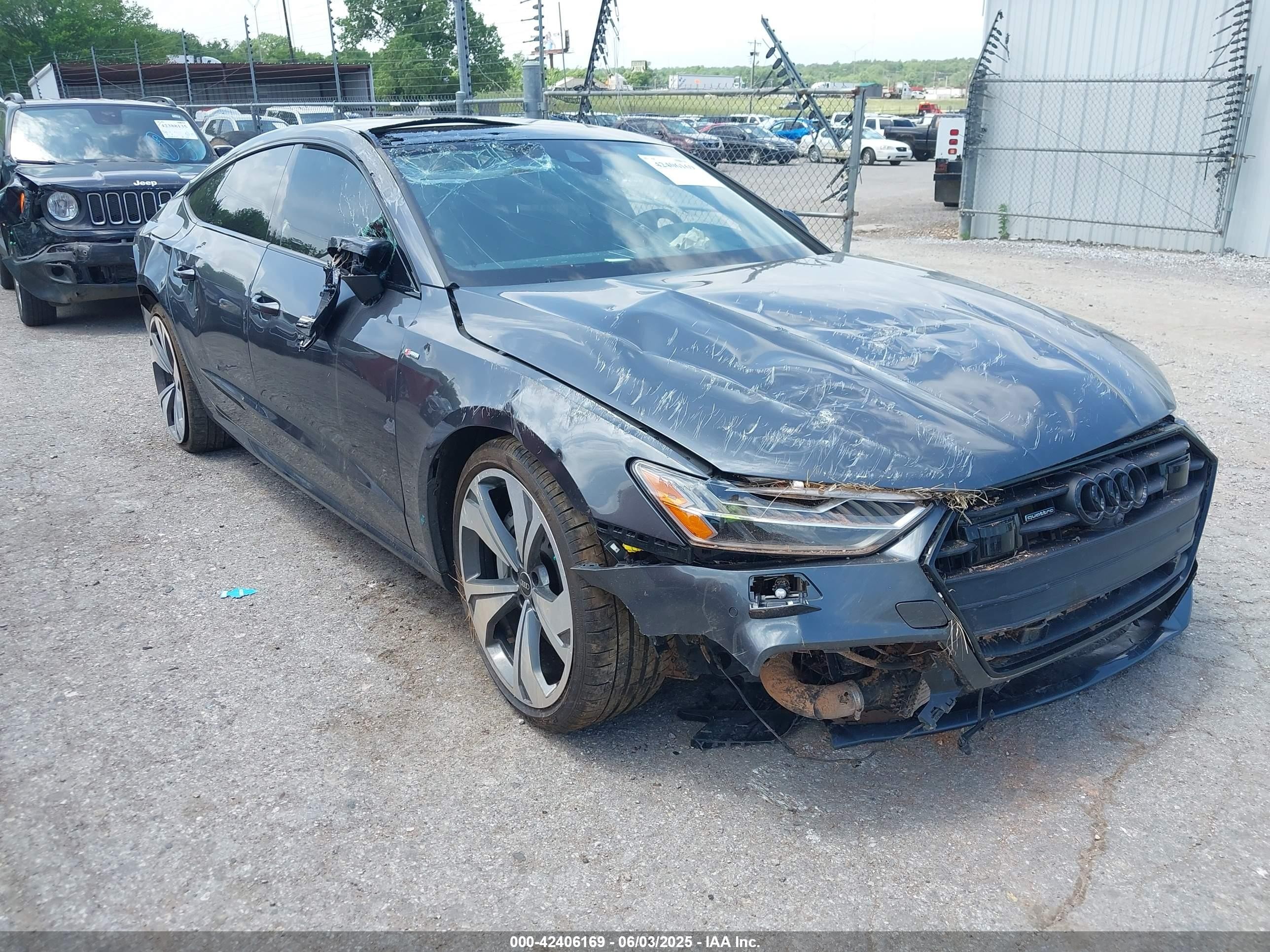 2022 Audi A7 Prestige, VIN WAUV2BF21NN036095 — Rollover