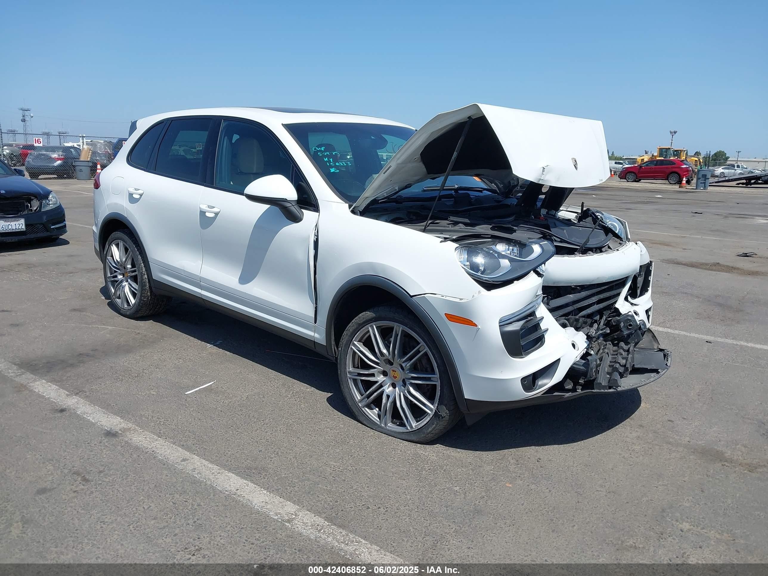 2016 Porsche Cayenne, VIN WP1AA2A22GKA37187 — Biohazard / chemical