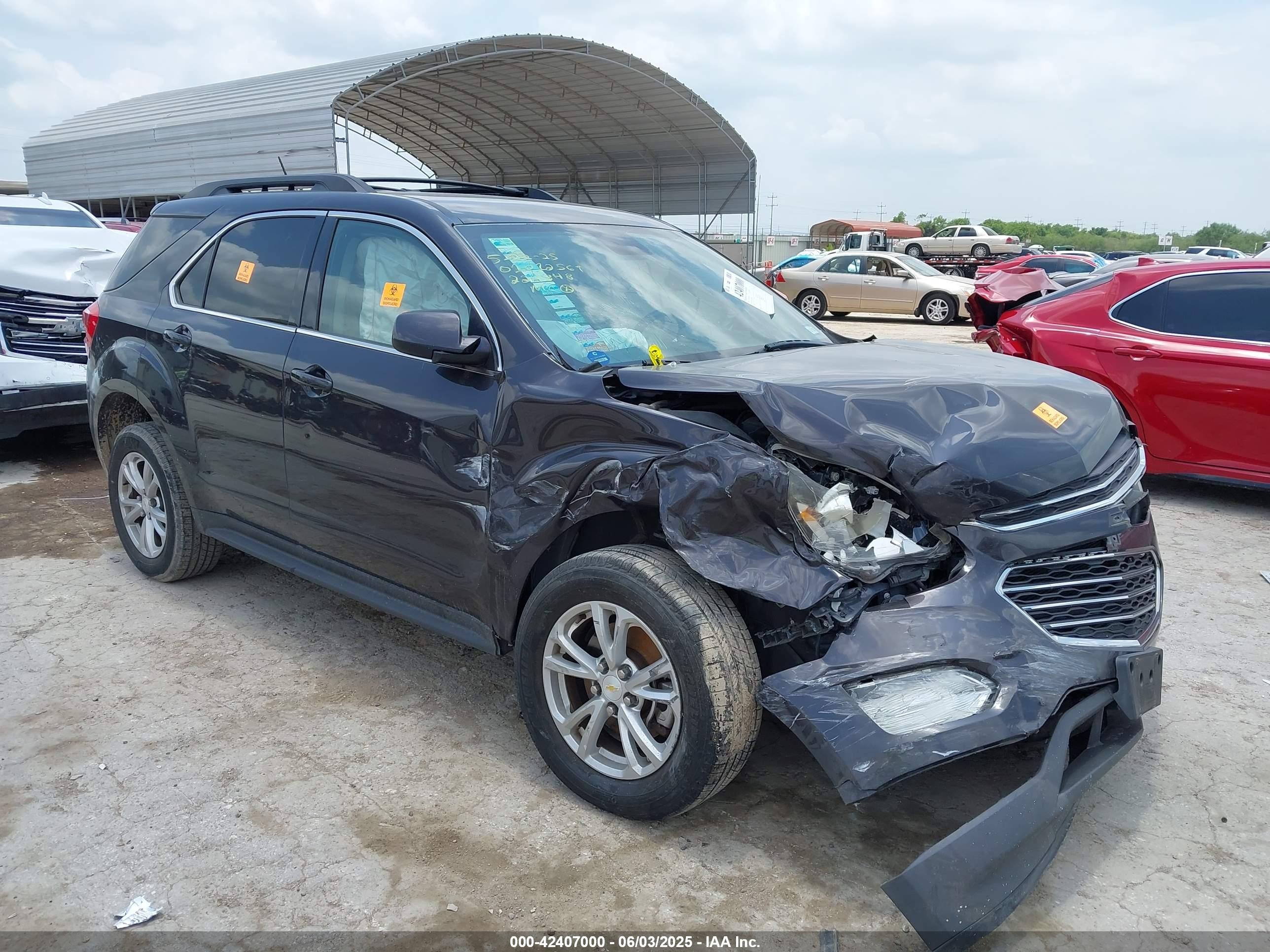 2016 Chevrolet Equinox LT, VIN 2GNALCEK5G6224848 — Front end