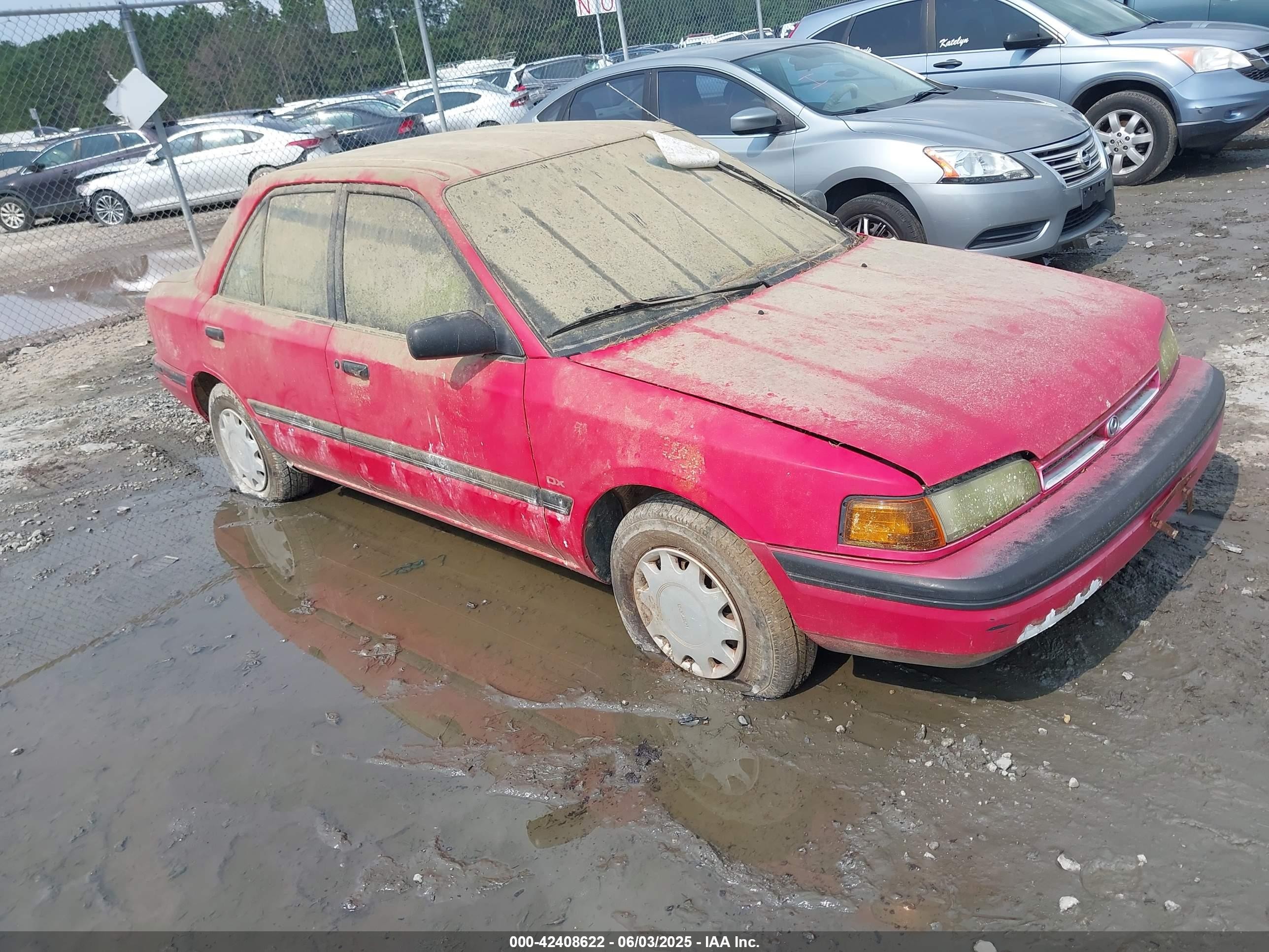 1994 Mazda Protege DX, VIN JM1BG2241R0794973 — Зад